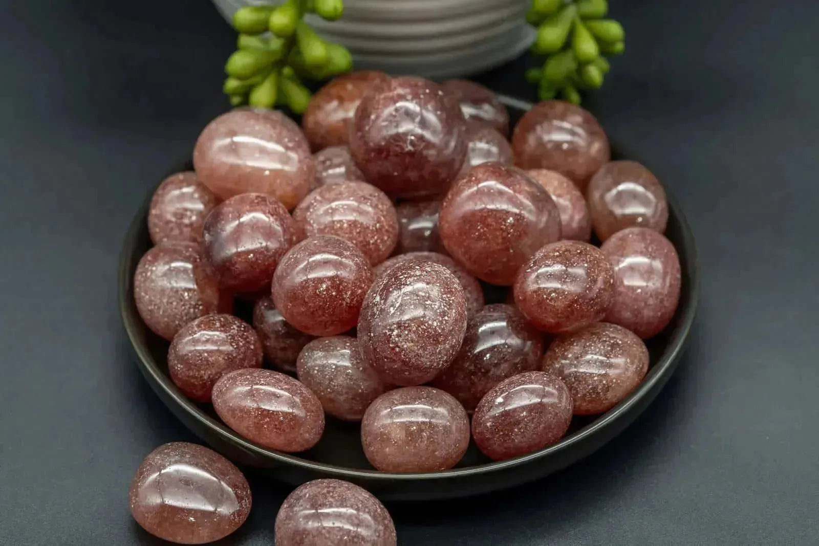 Strawberry Quartz Tumble - My Crystal Addiction