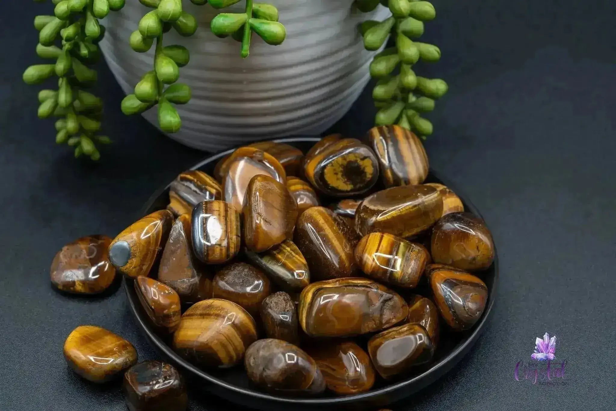 Tiger Eye Tumble | My Crystal Addiction - My Crystal Addiction