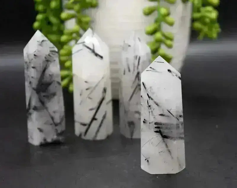 Tourmaline Quartz Tower - My Crystal Addiction