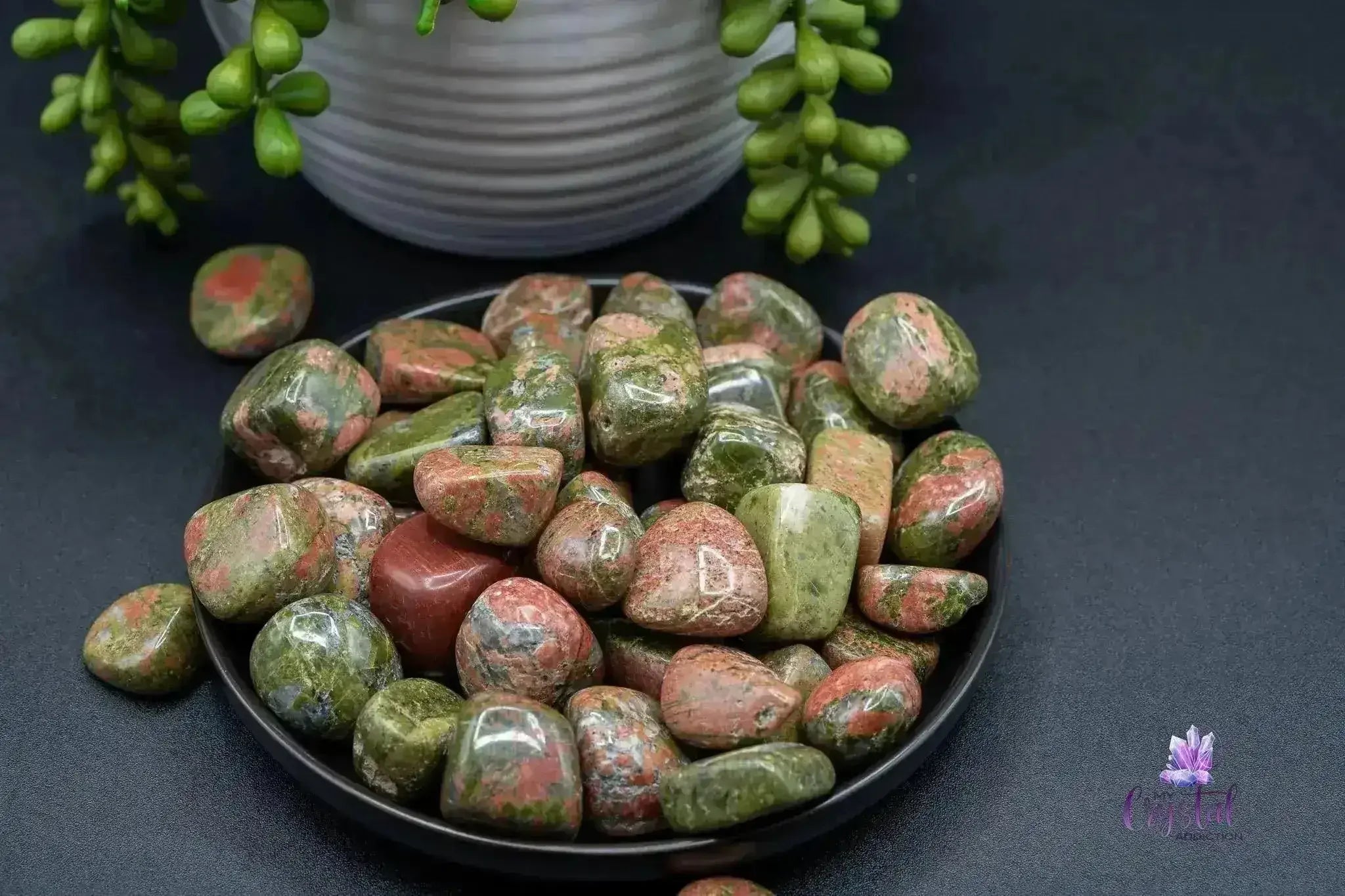 Unakite Tumble for Emotional Healing & Balance - My Crystal Addiction