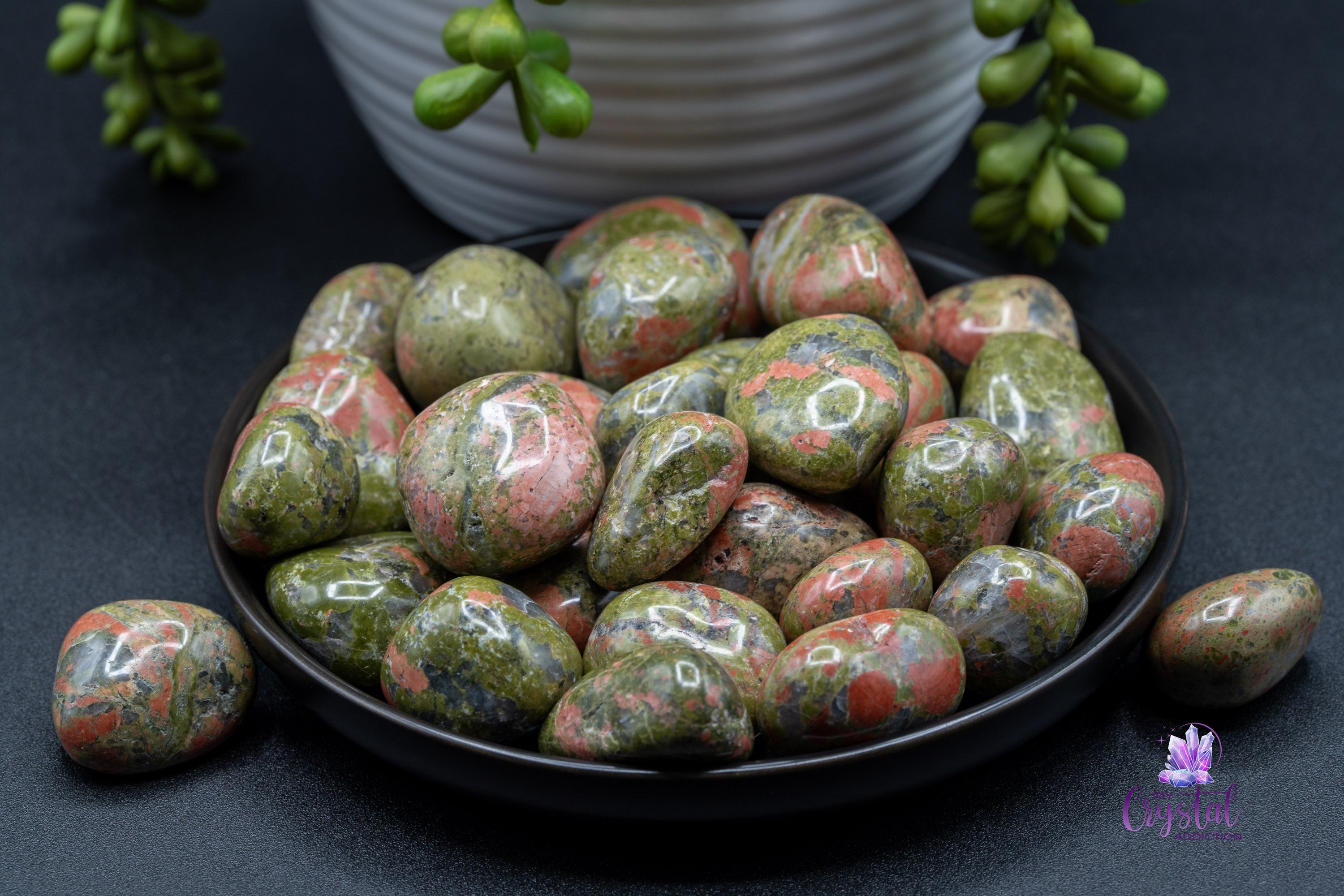 Unakite Tumble for Emotional Healing & Balance - My Crystal Addiction