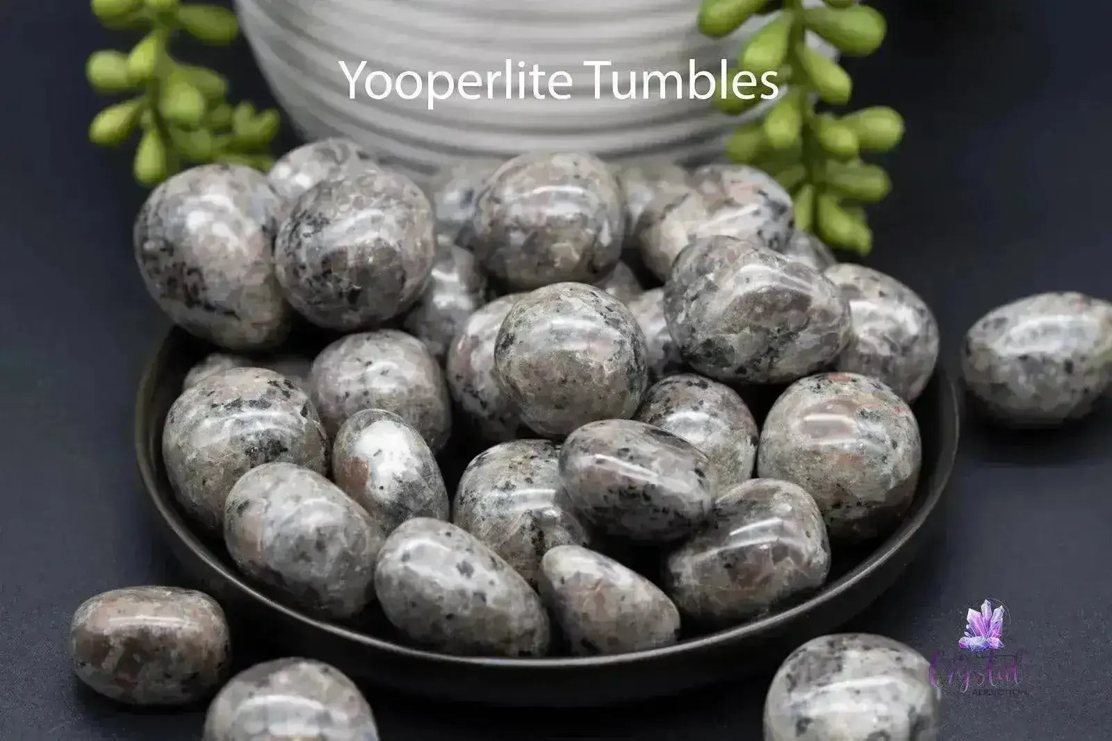 Yooperlite Tumbled Stone, UV Reactive Glow Stones - My Crystal Addiction