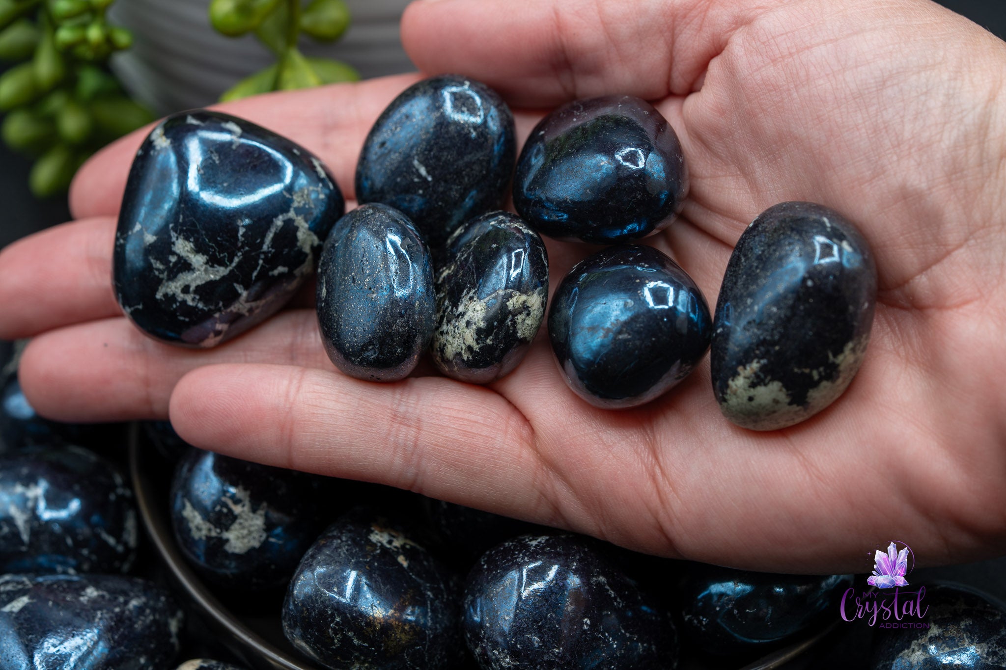 Covellite Tumble - My Crystal Addiction