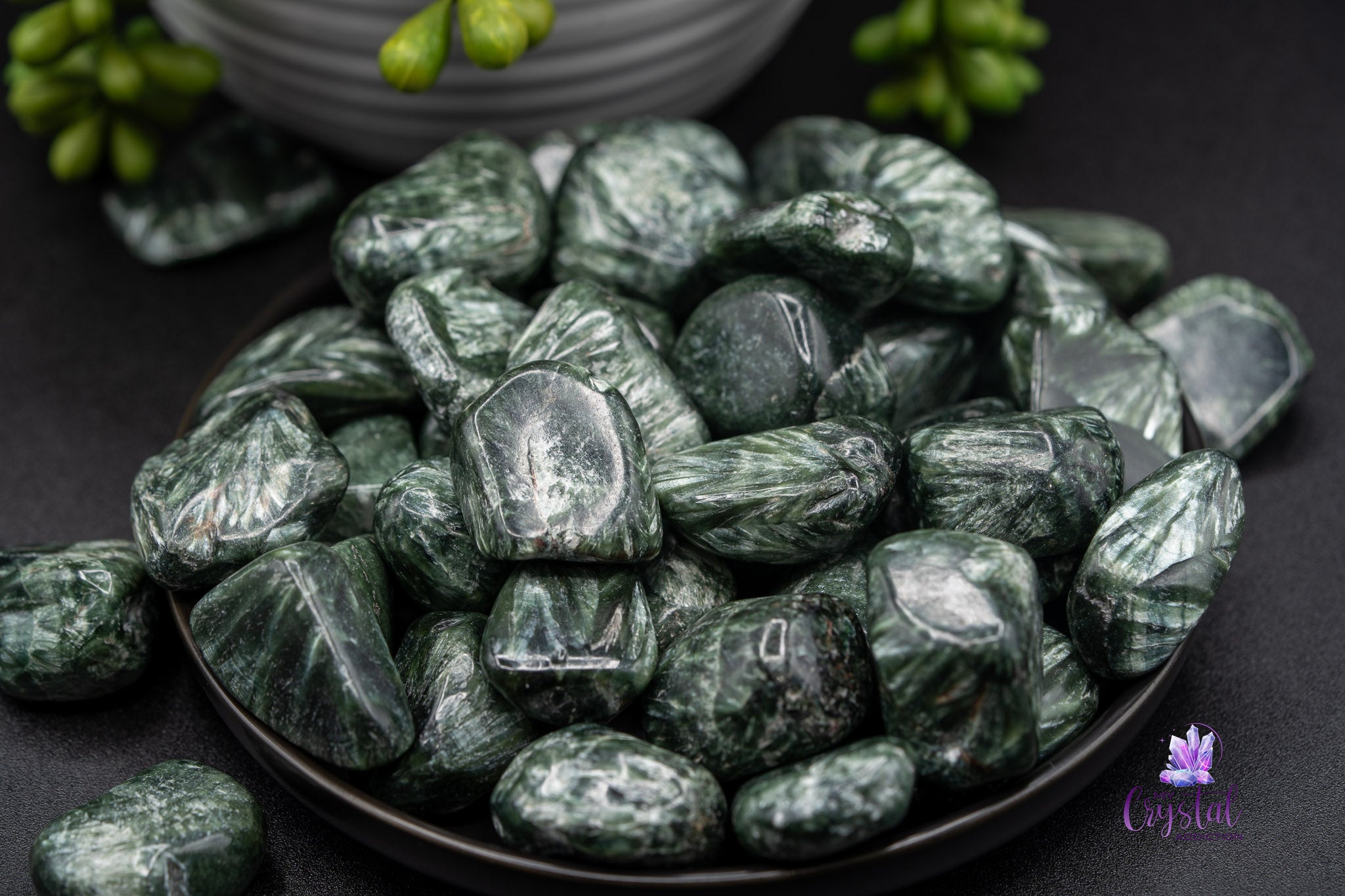 Seraphinite Tumble - AA Quality - My Crystal Addiction