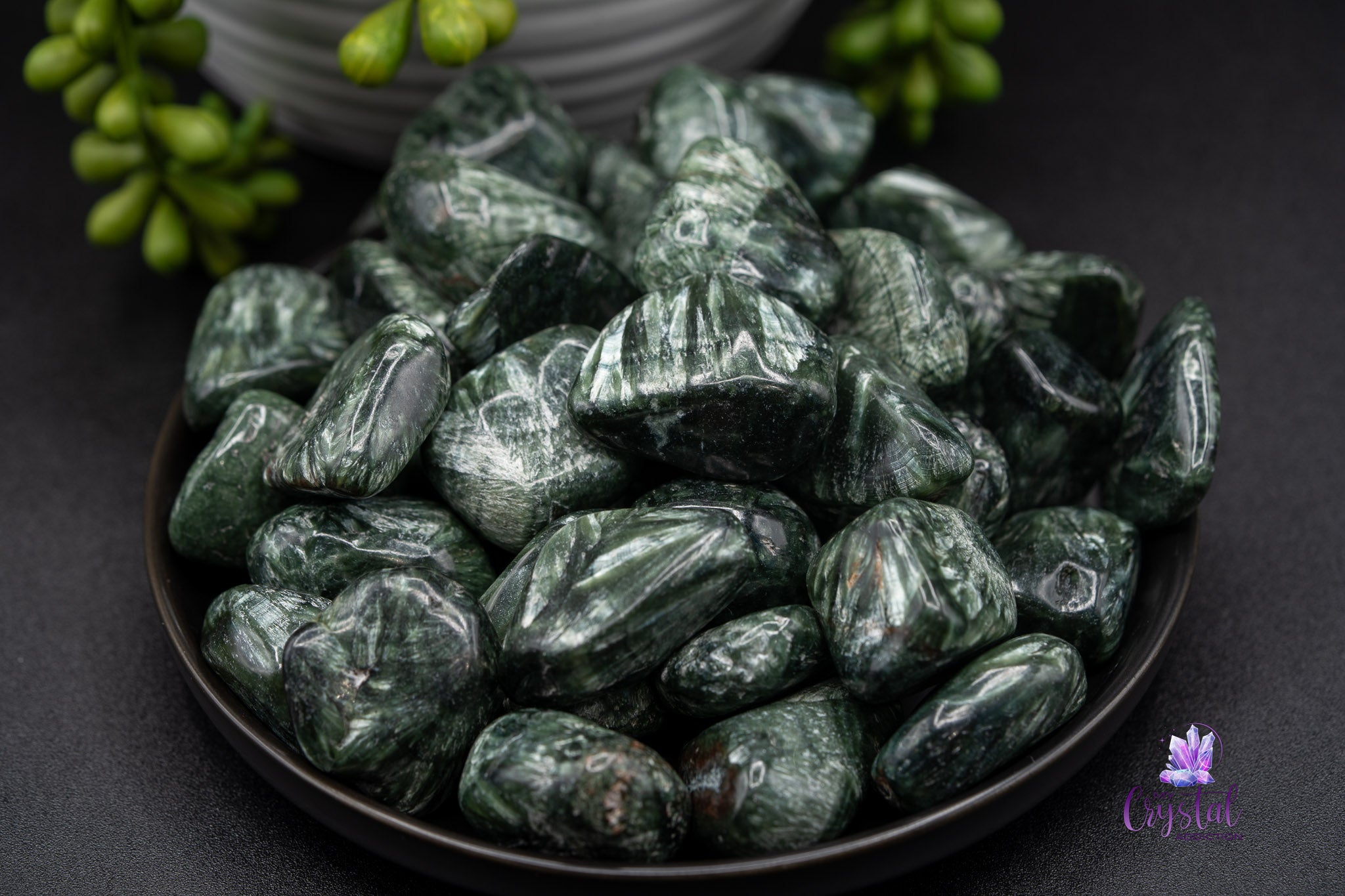 Seraphinite Tumble - AA Quality - My Crystal Addiction