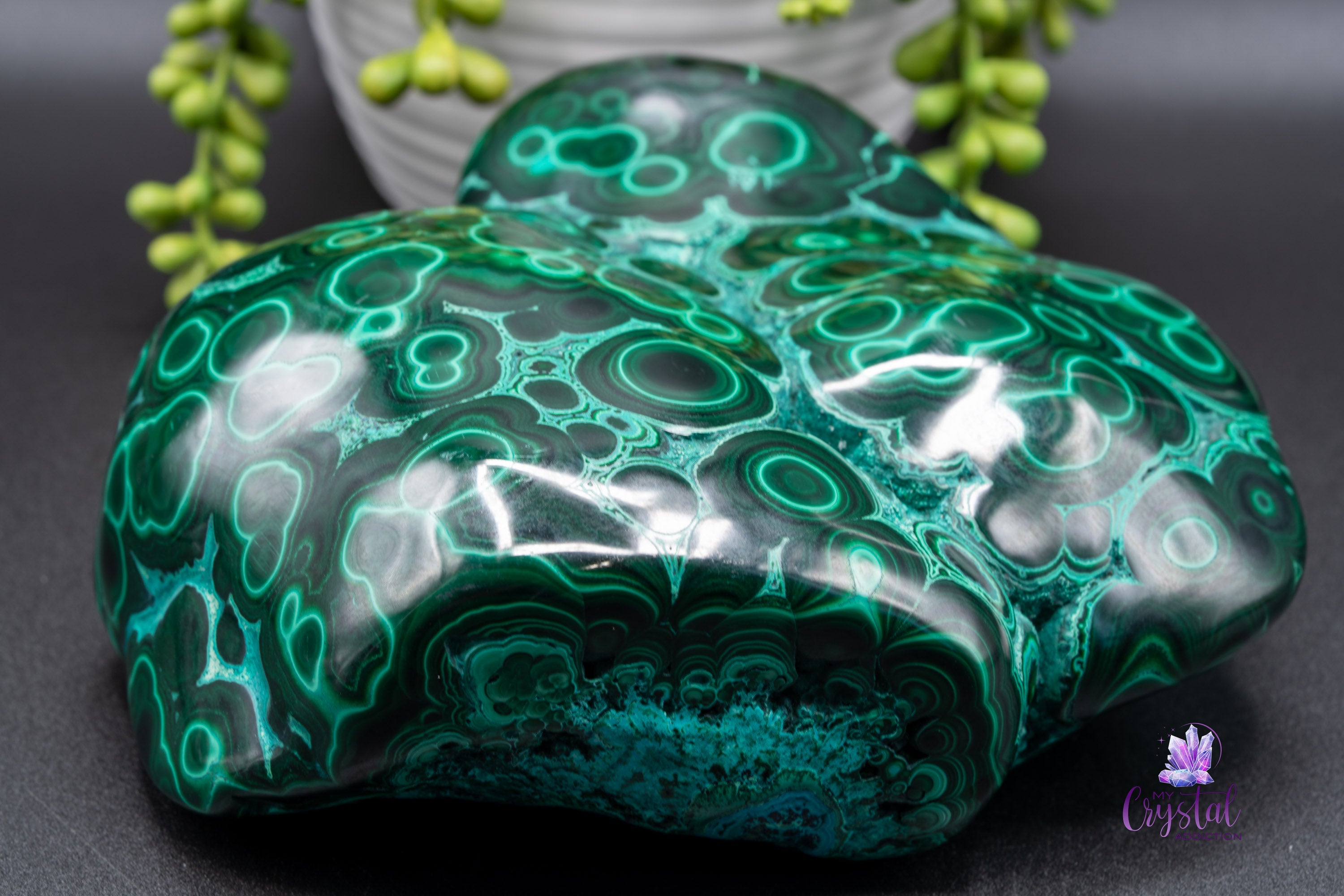 Malacolla Freeform - Malachite & Chrysocolla - My Crystal Addiction