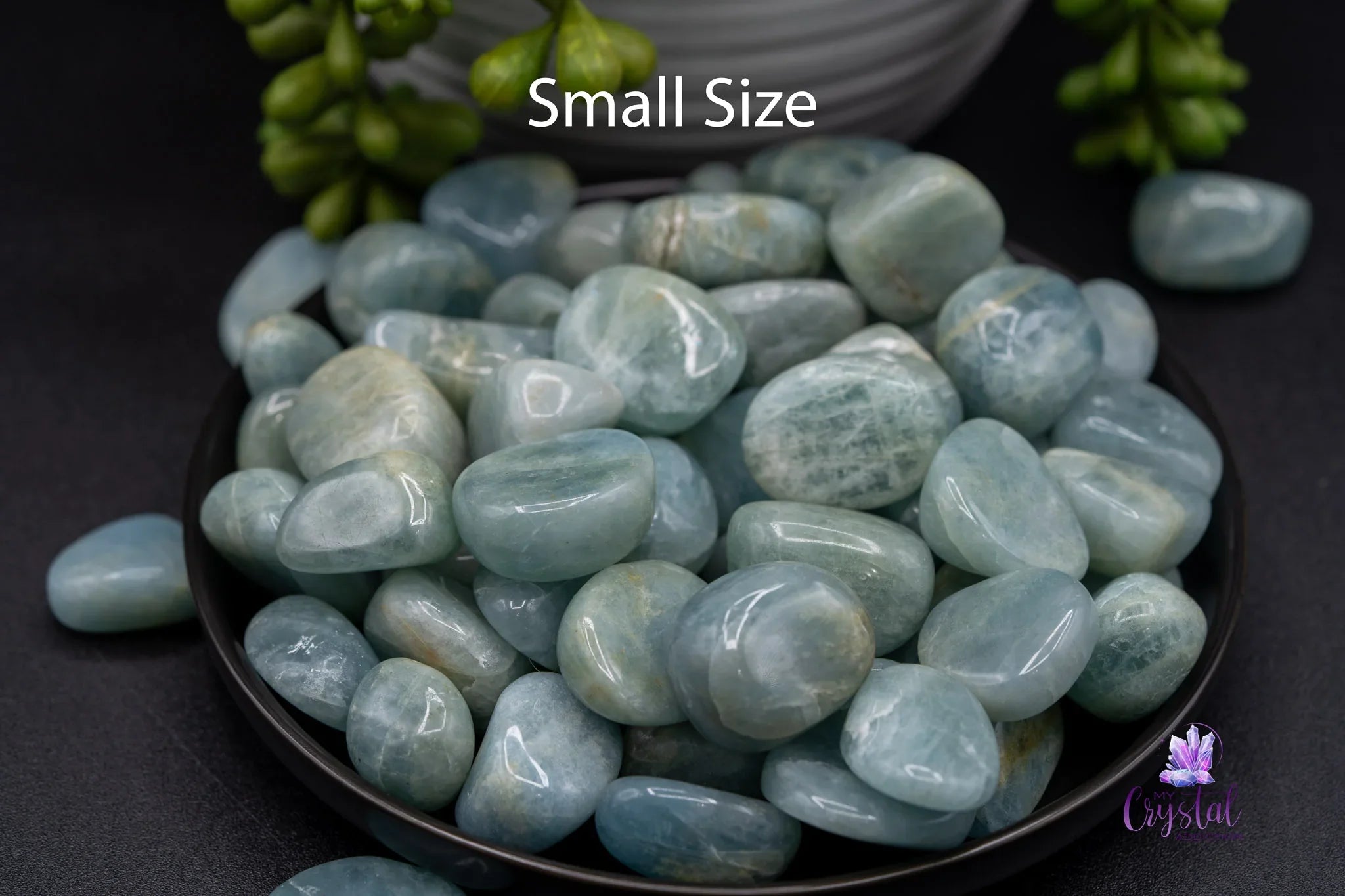 Aquamarine Tumble - My Crystal Addiction