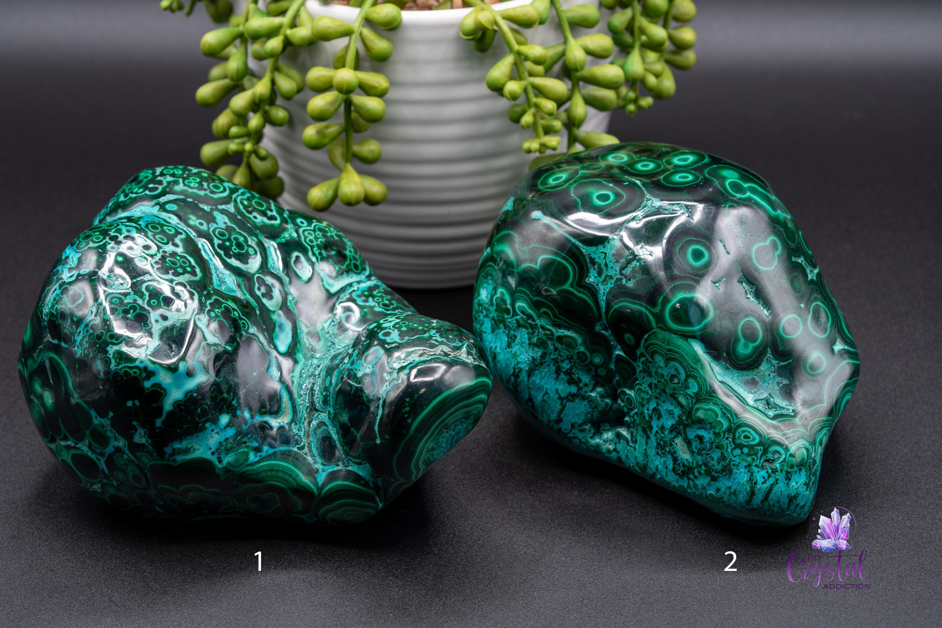 Malacolla Freeform - Malachite & Chrysocolla - My Crystal Addiction