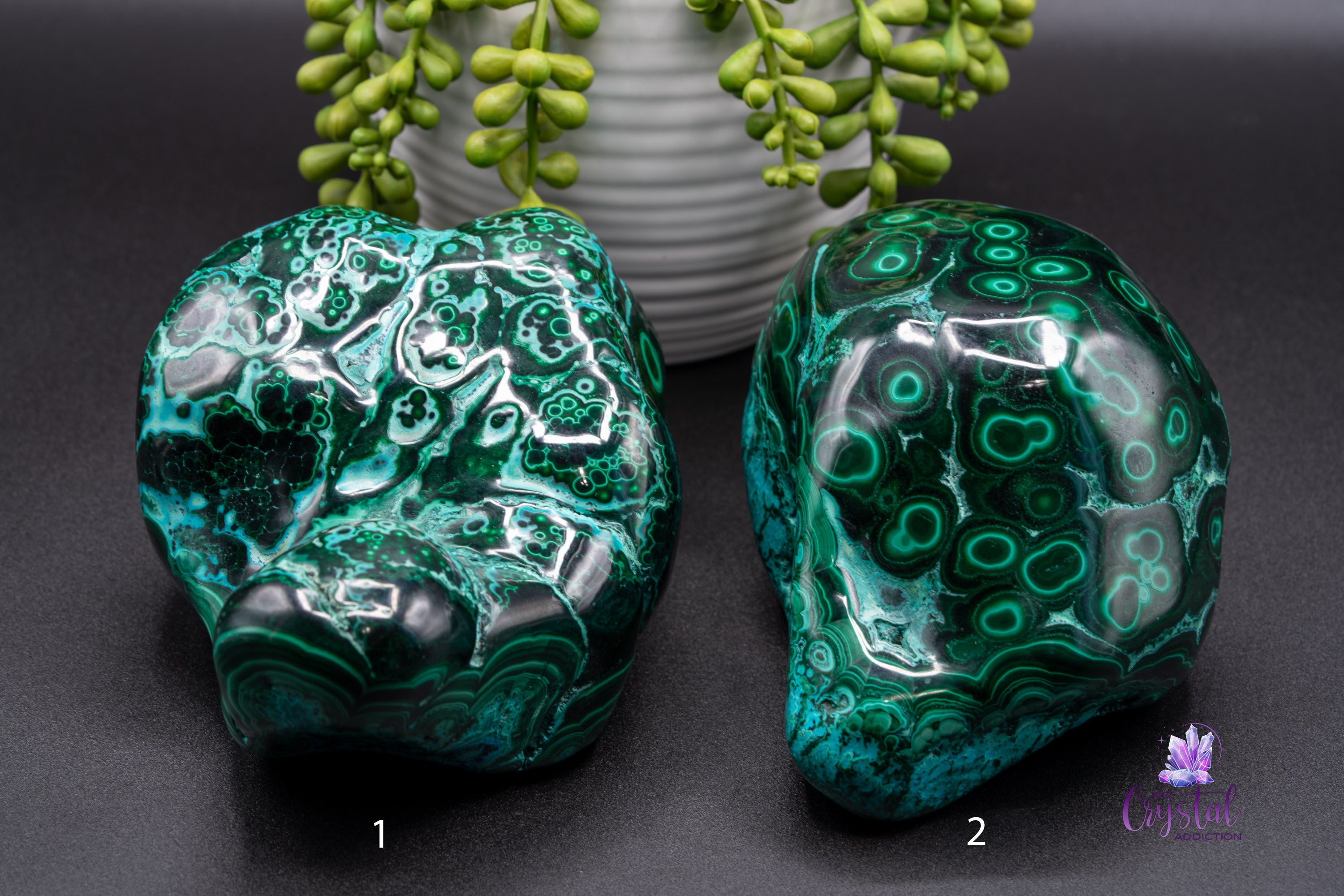 Malacolla Freeform - Malachite & Chrysocolla - My Crystal Addiction
