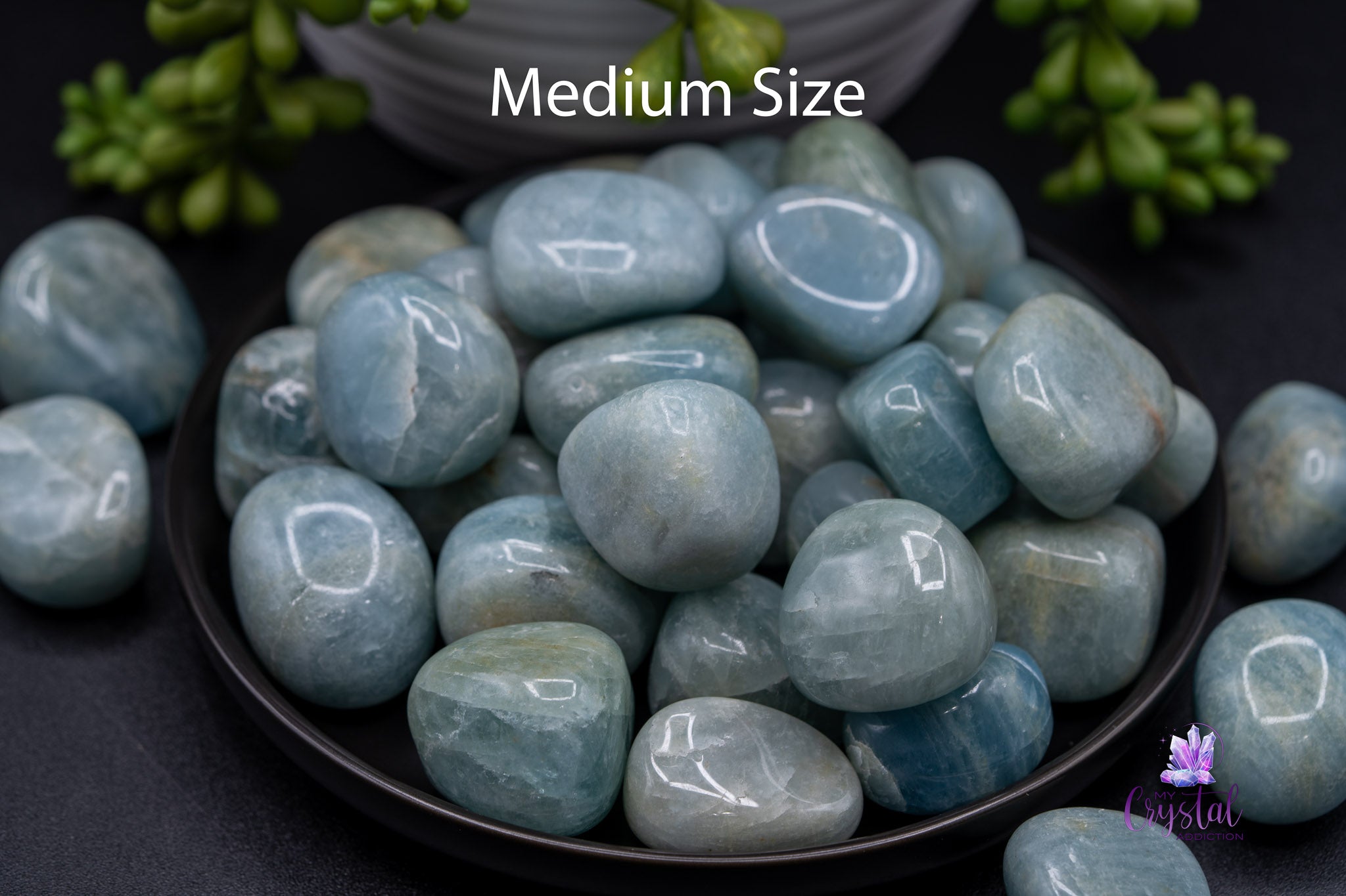 Aquamarine Tumble - My Crystal Addiction
