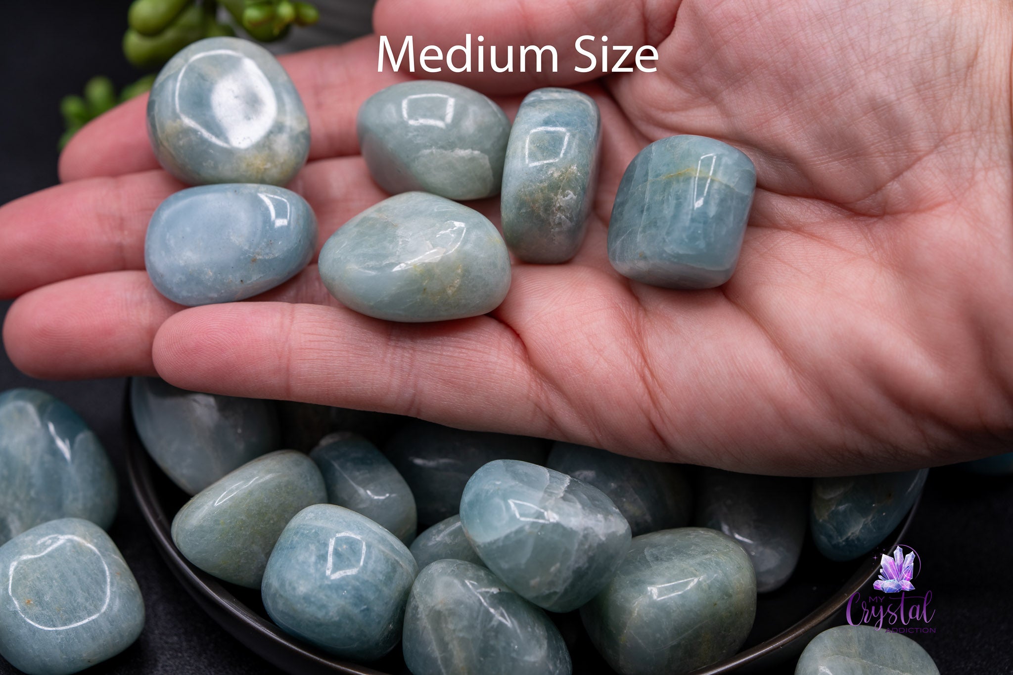 Aquamarine Tumble - My Crystal Addiction