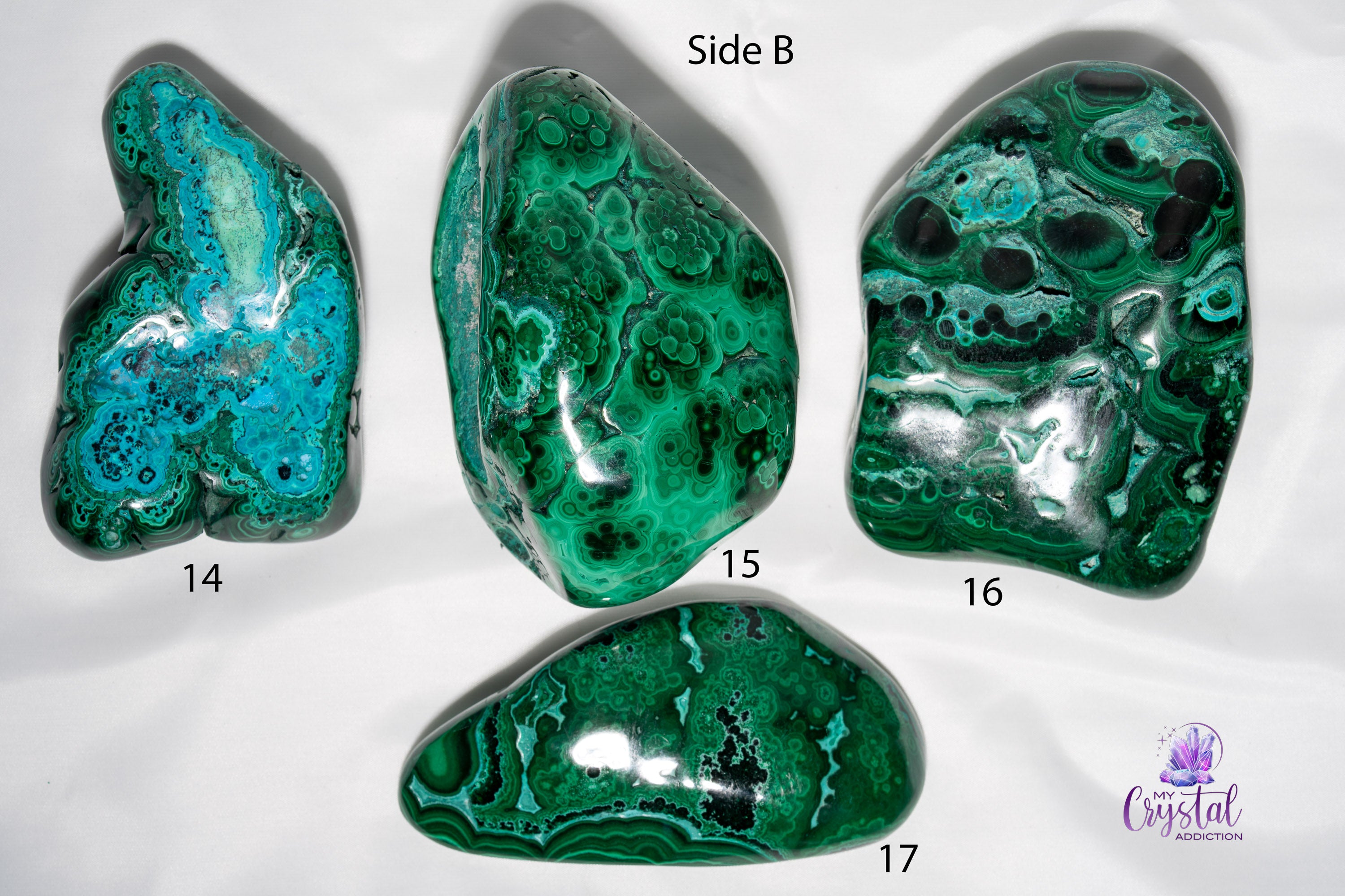 Malacolla Freeform - Malachite & Chrysocolla - My Crystal Addiction