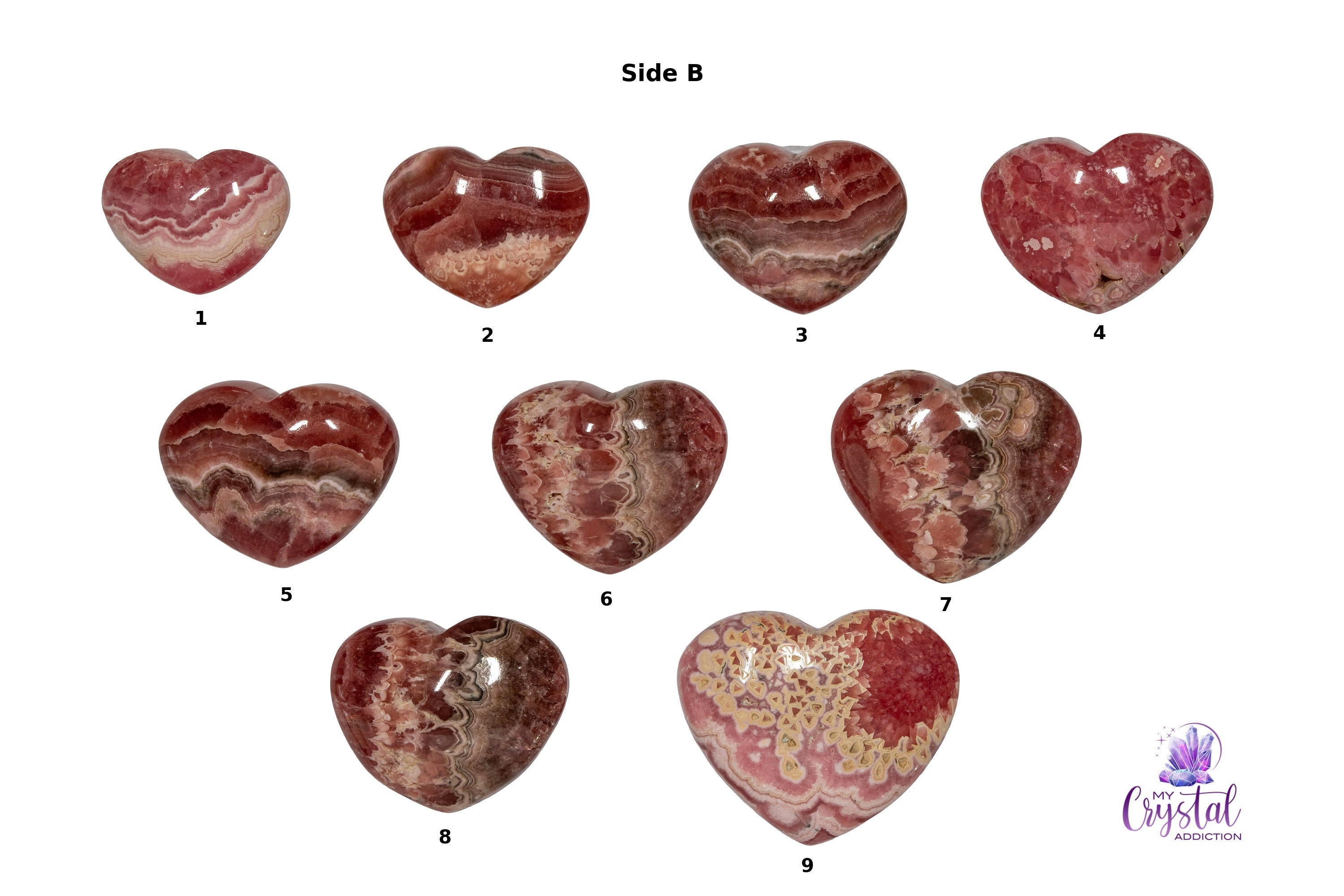 Rhodochrosite Carving Heart from Argentina 04