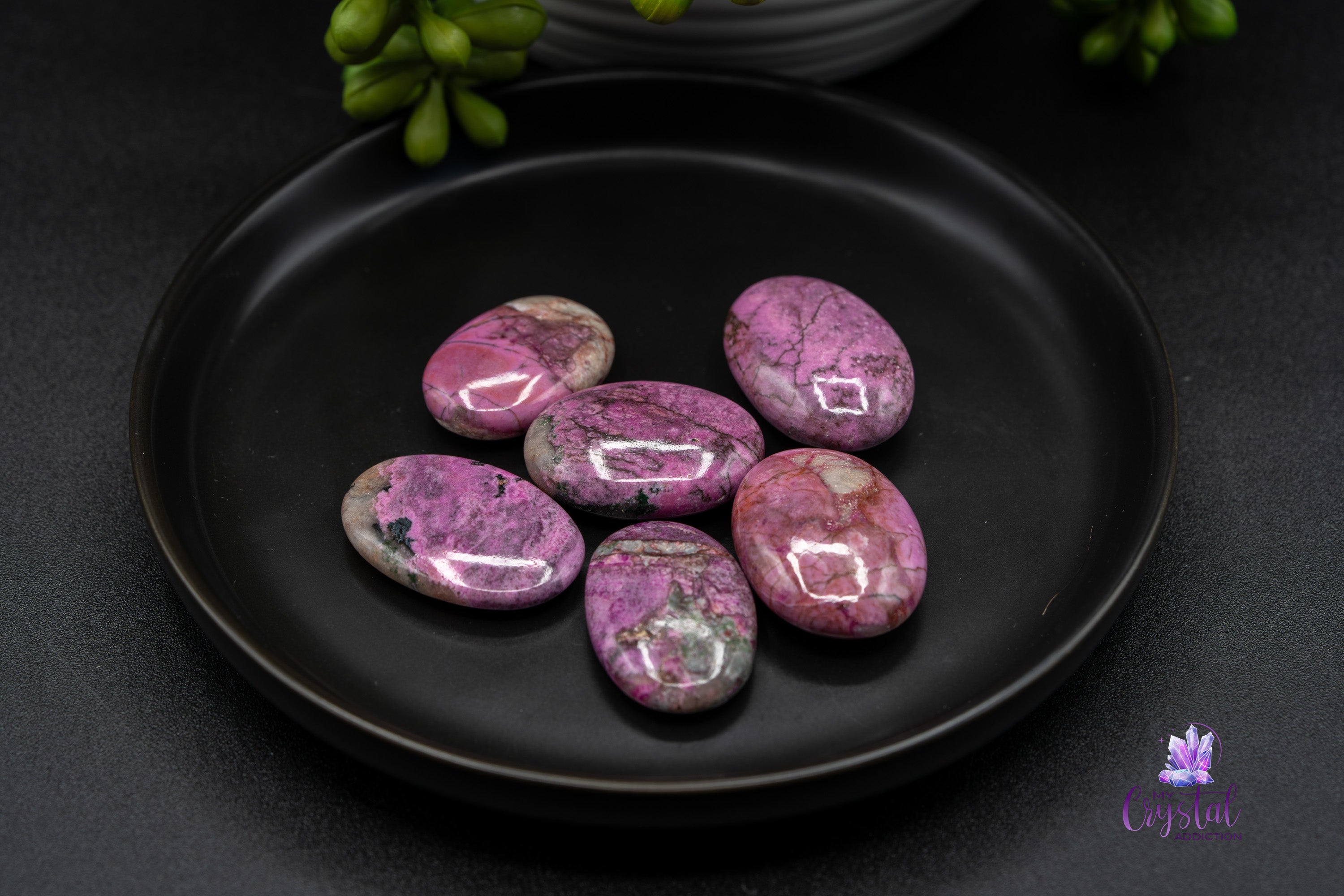 High Quality Cobalto Calcite Mini Palm Stone - My Crystal Addiction