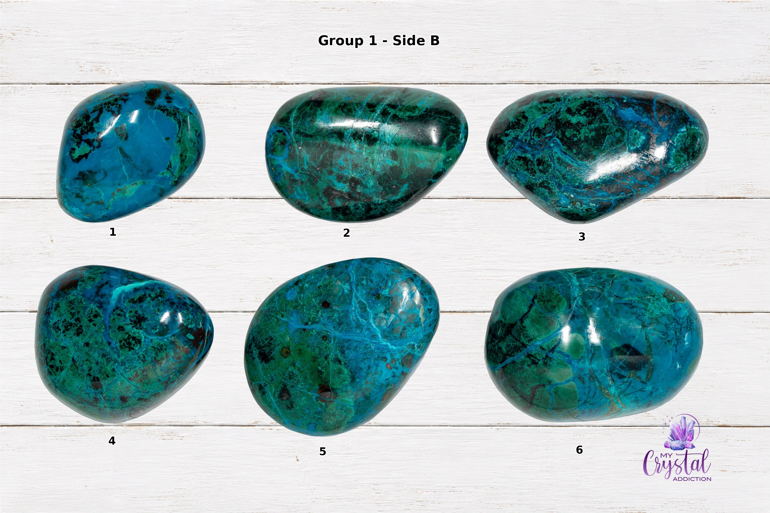 Chrysocolla Freeforms - High Grade - Throat Chakra 03