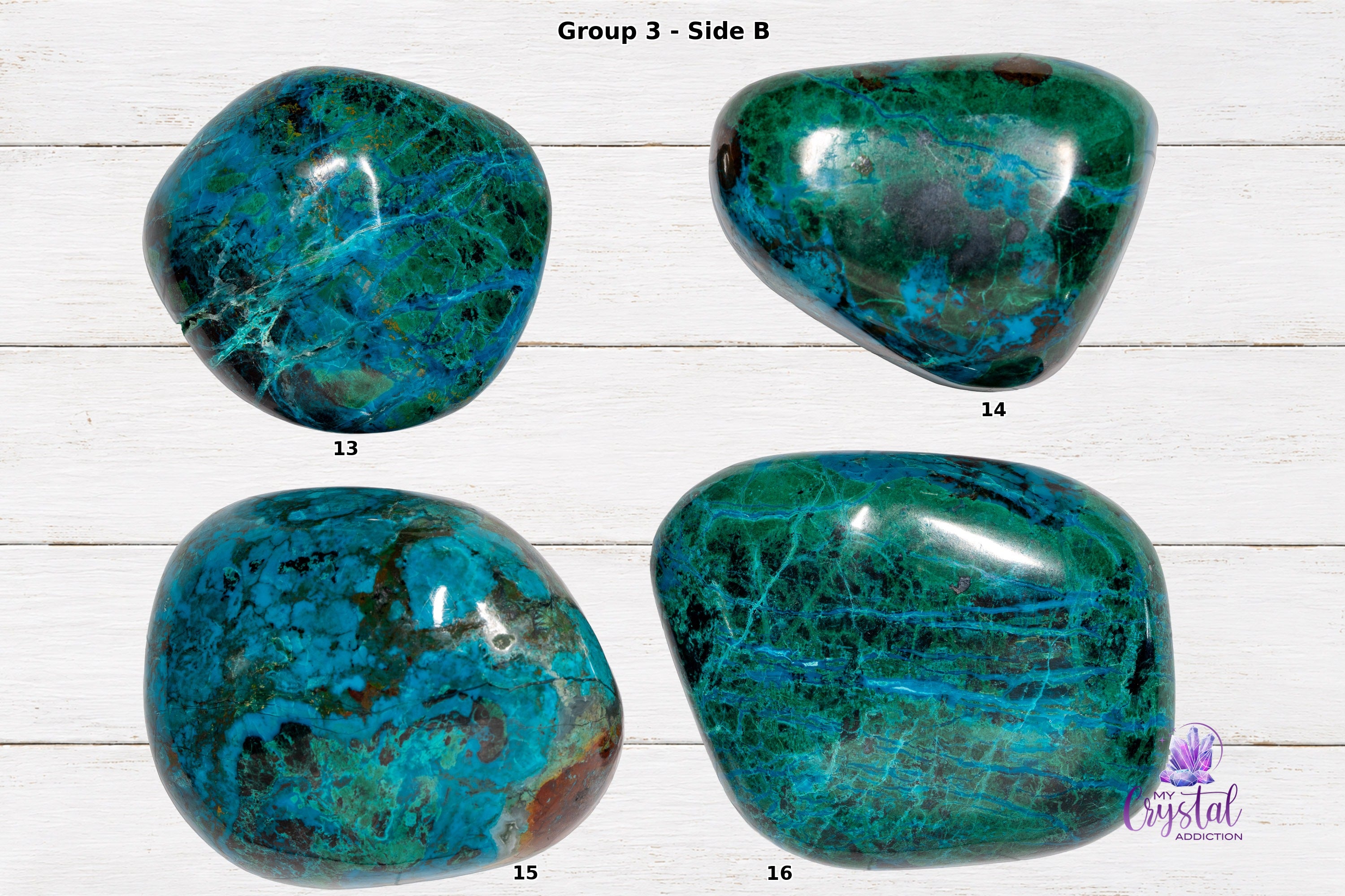 Chrysocolla Freeforms - High Grade - Throat Chakra 07
