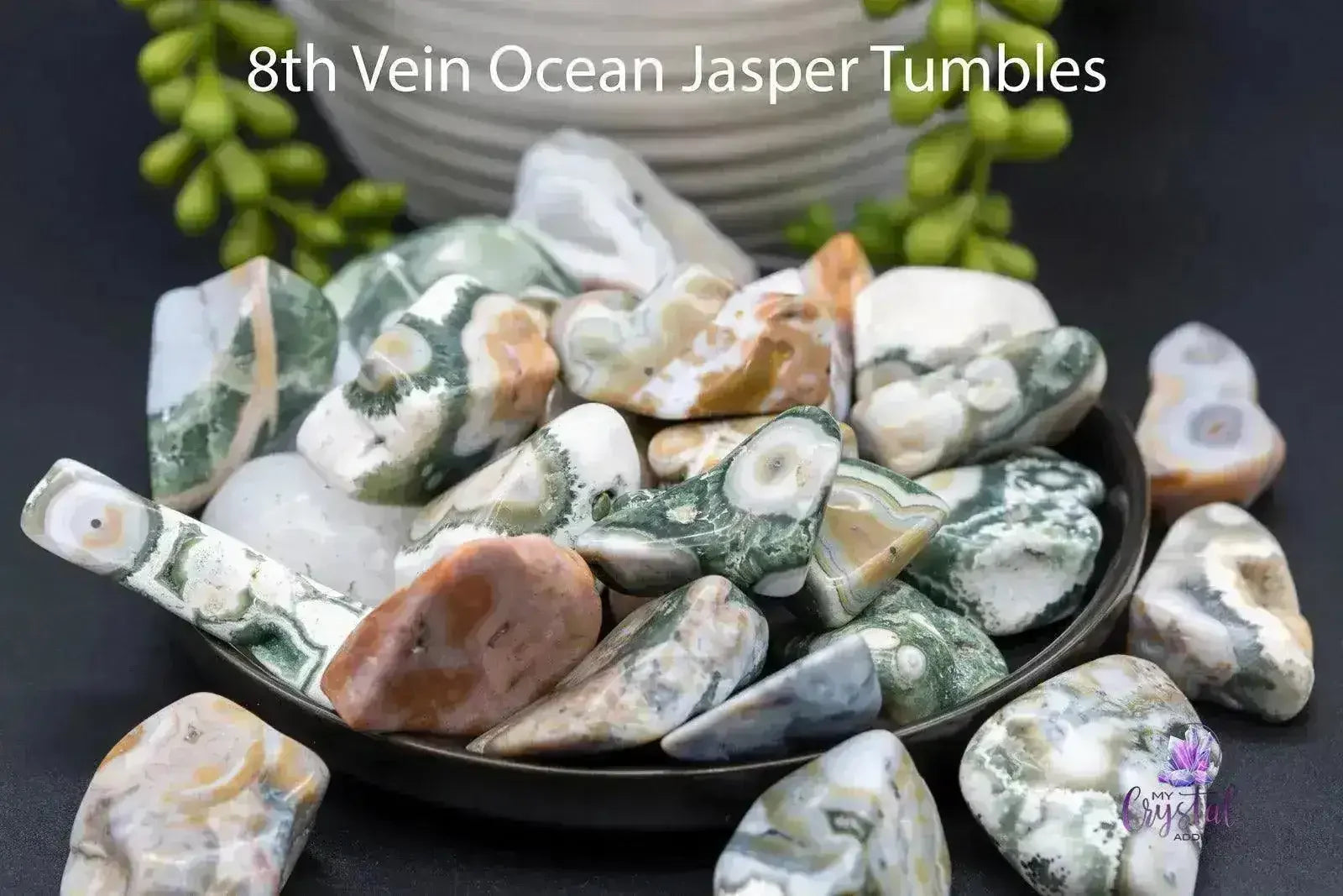 8th Vein Ocean Jasper Tumble High Quality - My Crystal Addiction