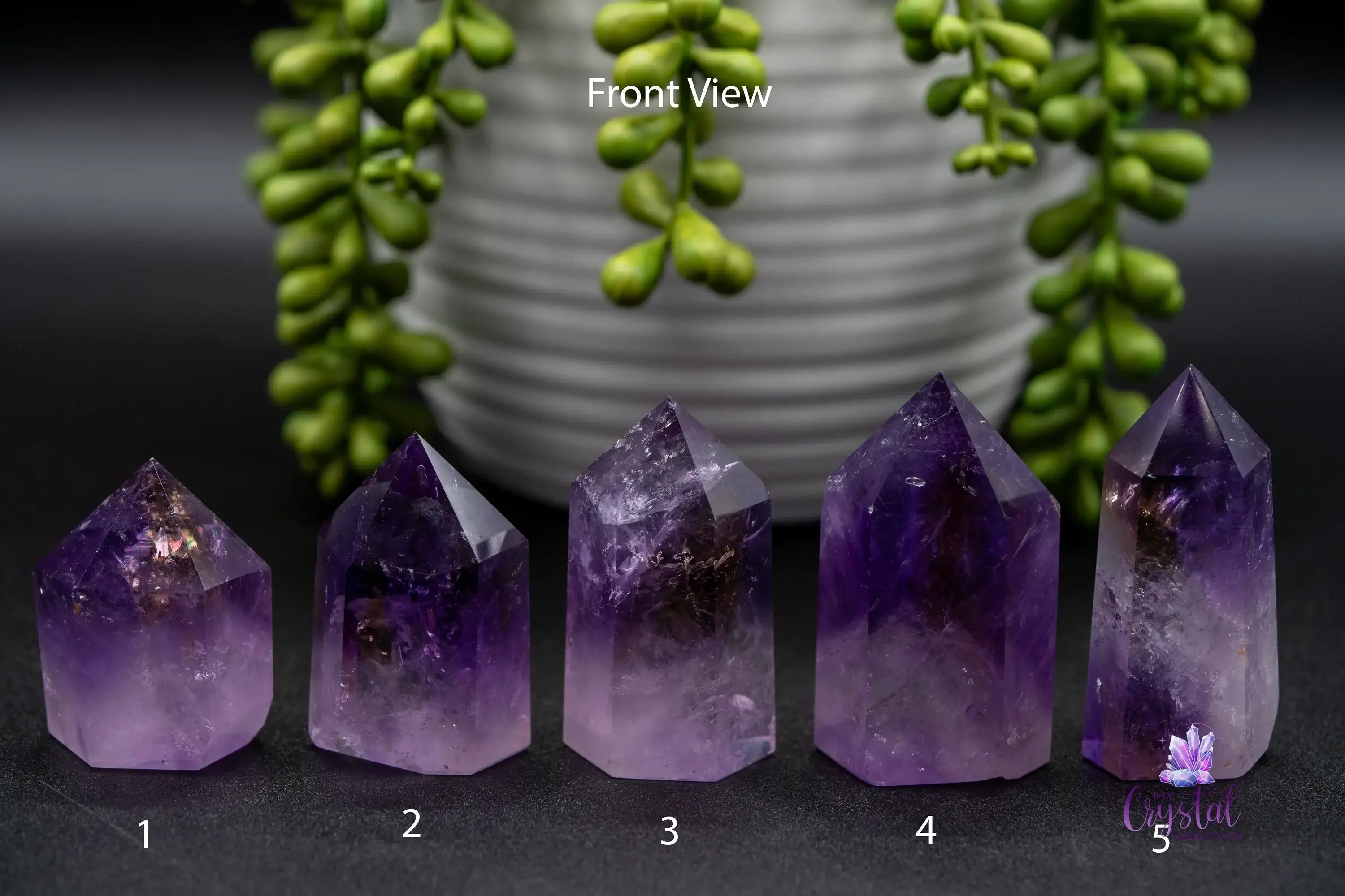 Ametrine Tower from Bolivia - My Crystal Addiction