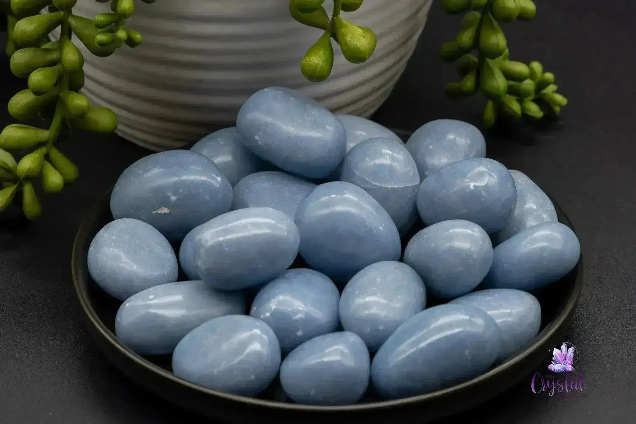 Angelite Tumble - My Crystal Addiction