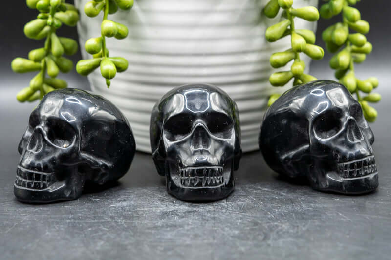 Black Obsidian - Skull Carving - My Crystal Addiction