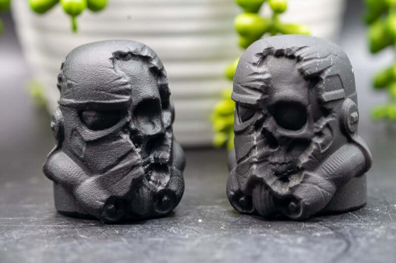 Black Obsidian - Storm Trooper Helmet/Skull Carving - My Crystal Addiction