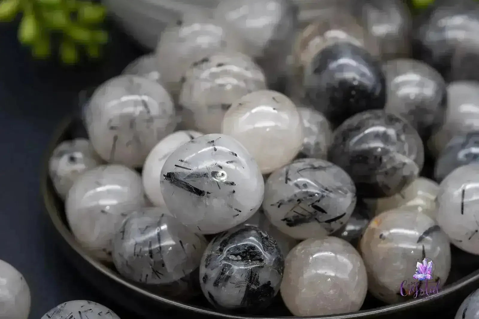 Black Tumble Tourmaline Quartz Stones - My Crystal Addiction