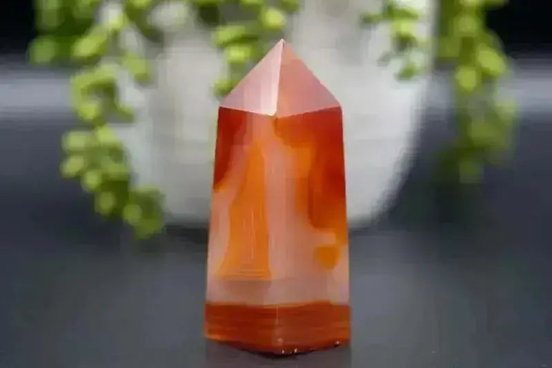 Carnelian Brazilian Tower 3.5" - My Crystal Addiction