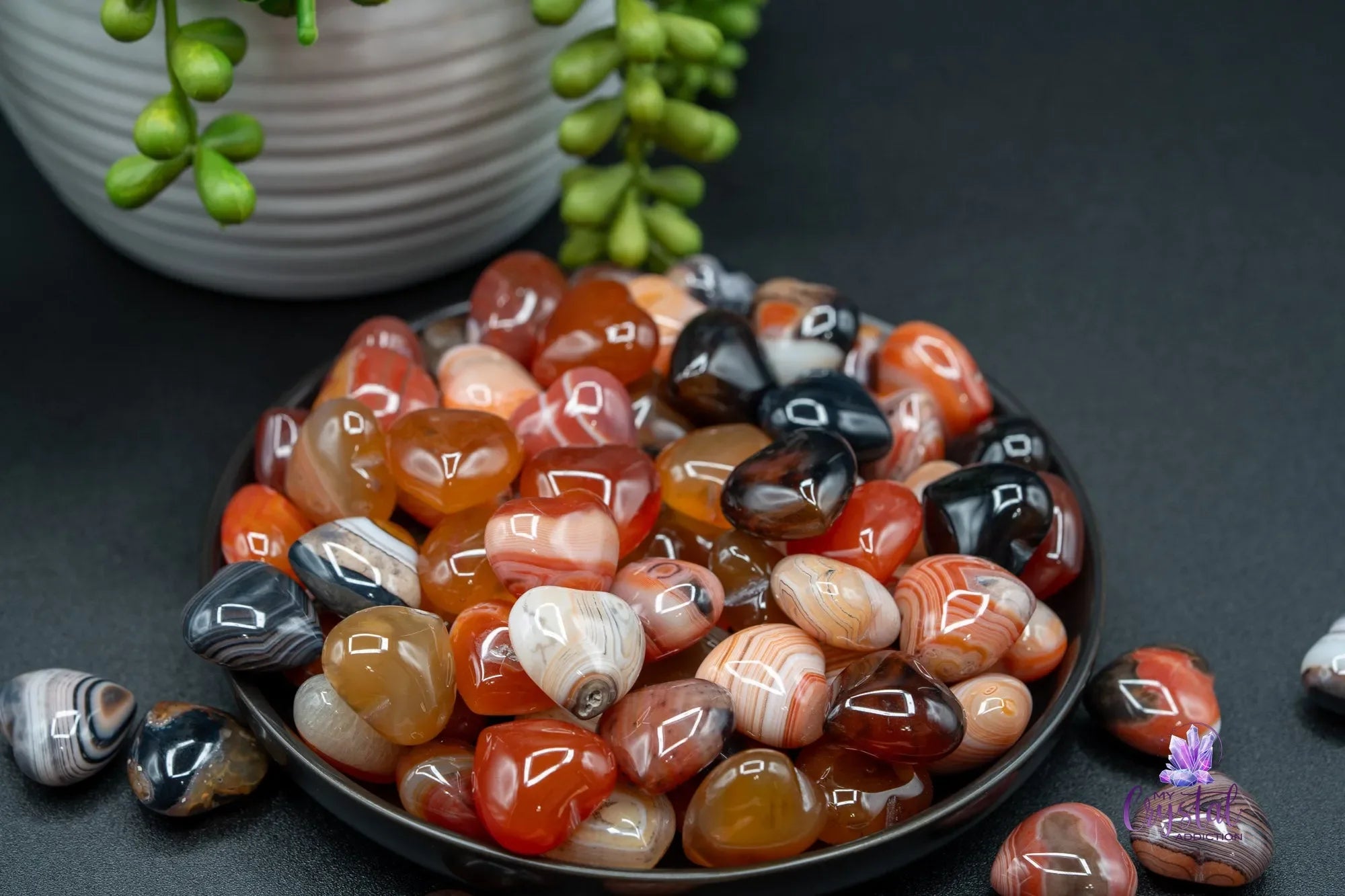 Carnelian Heart Carving 0.75" - My Crystal Addiction