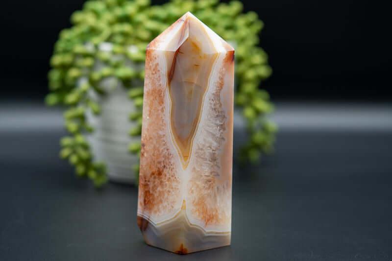 Carnelian Brazilian Tower 6" - My Crystal Addiction