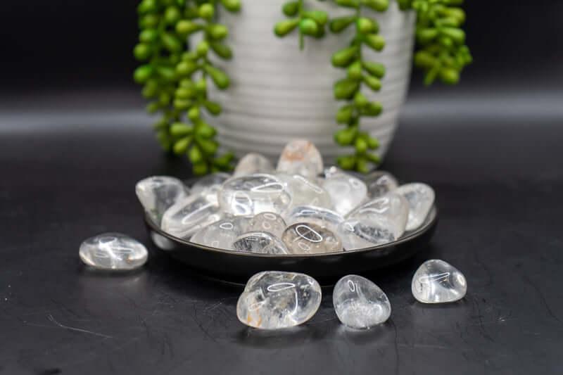 Clear Quartz Tumbles - My Crystal Addiction