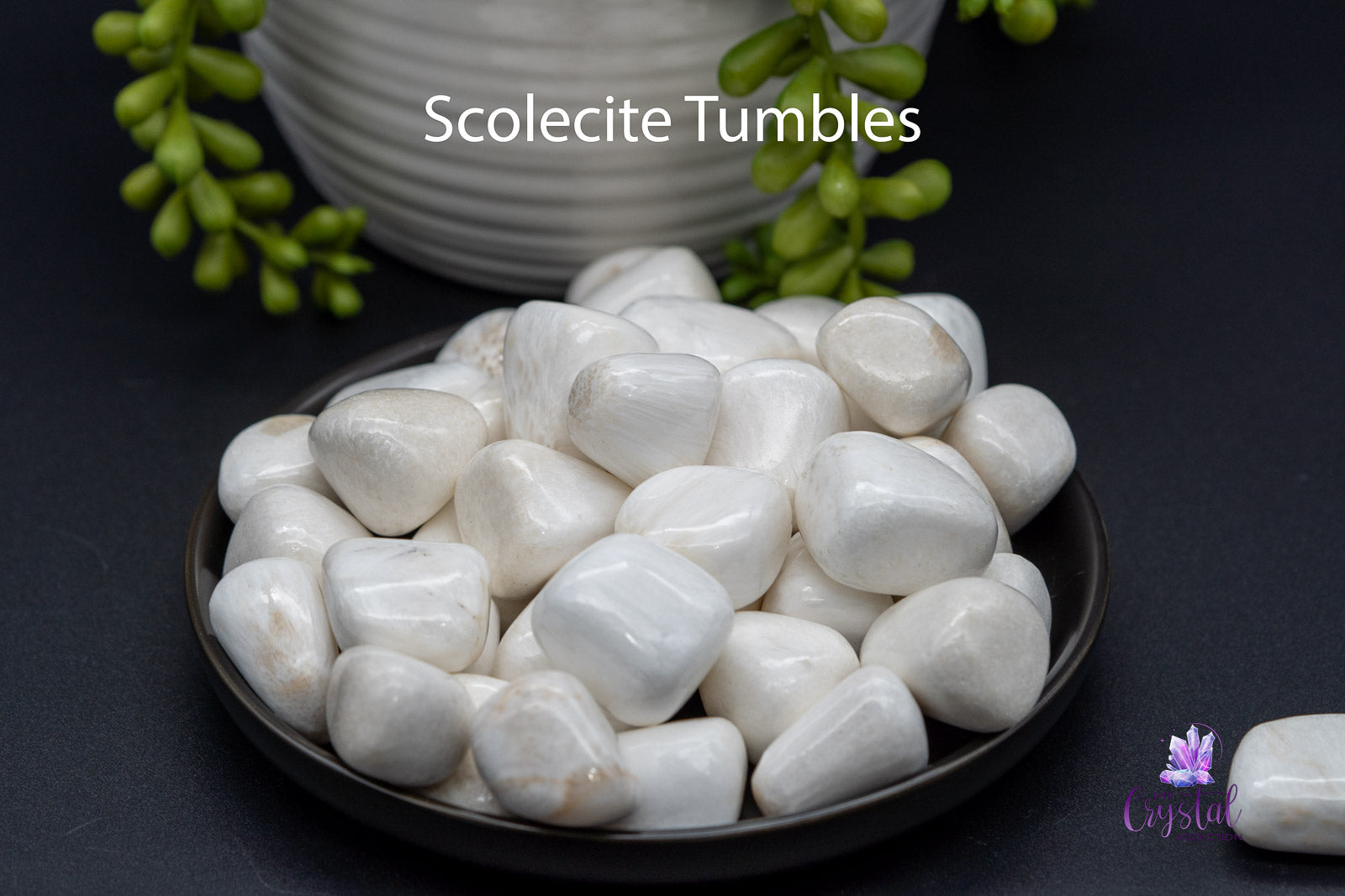 Scolecite Tumbles - My Crystal Addiction