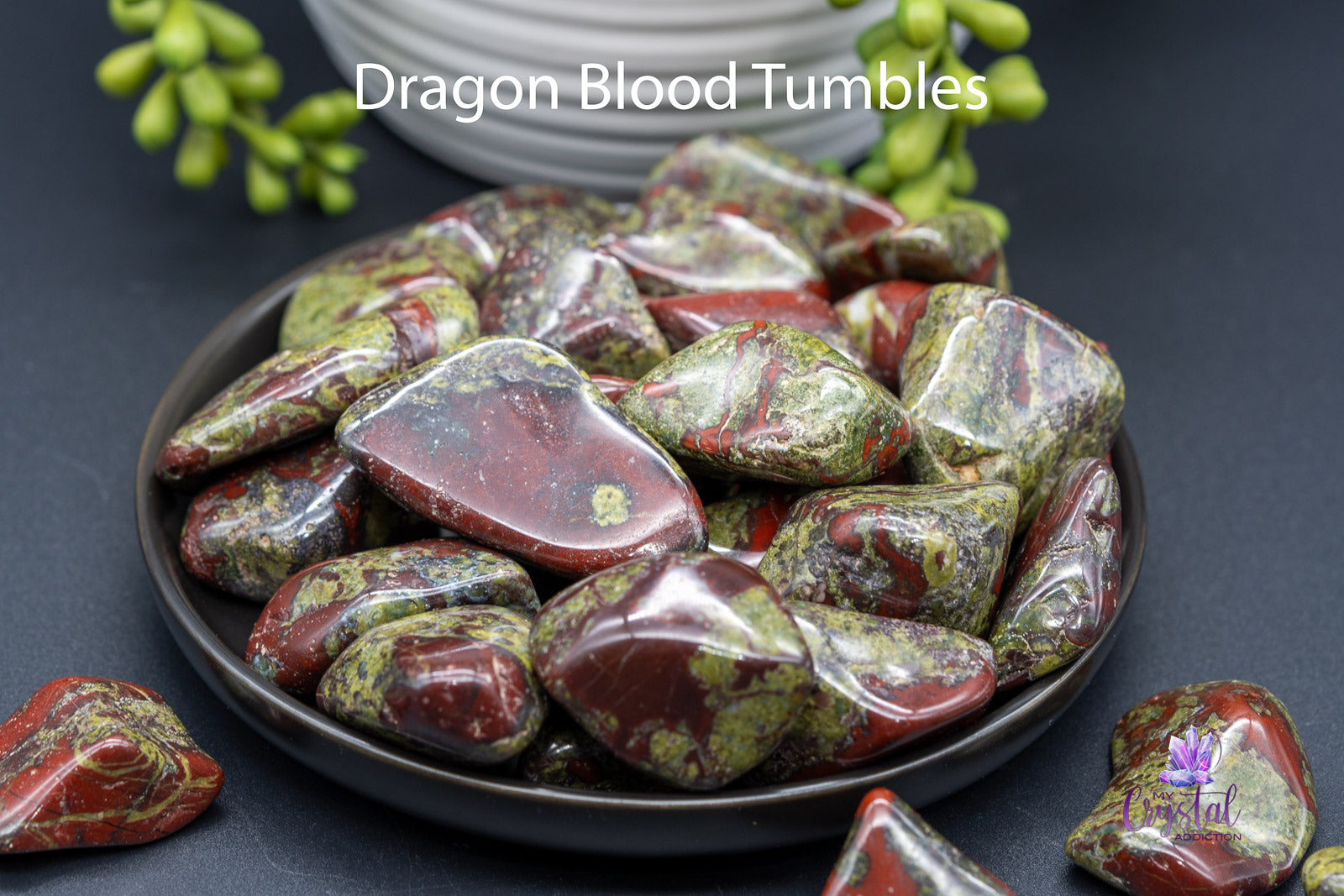 Dragon Blood Jasper Tumbles - My Crystal Addiction