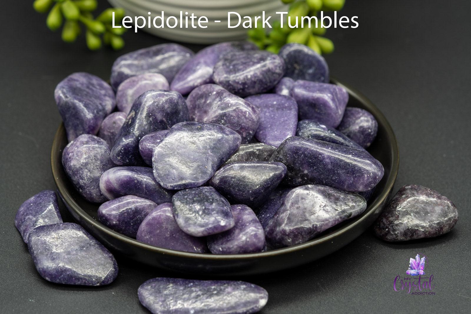 Lepidolite Tumbles - My Crystal Addiction