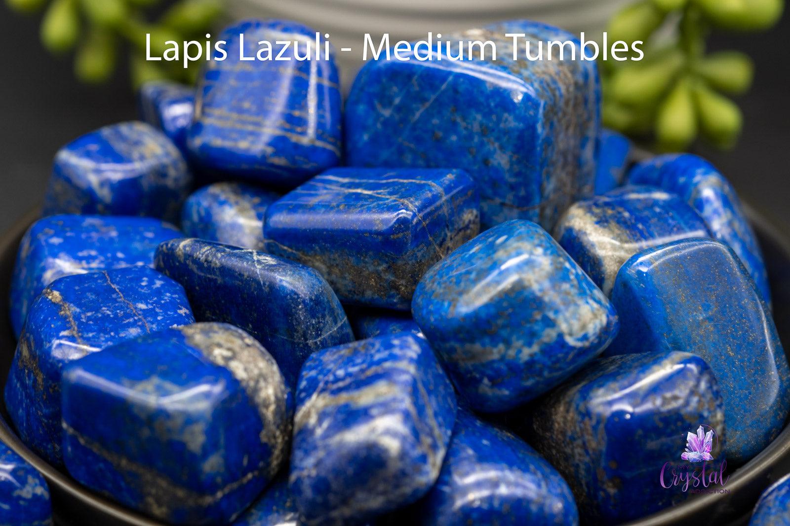 Lapis Lazuli Tumbles - My Crystal Addiction