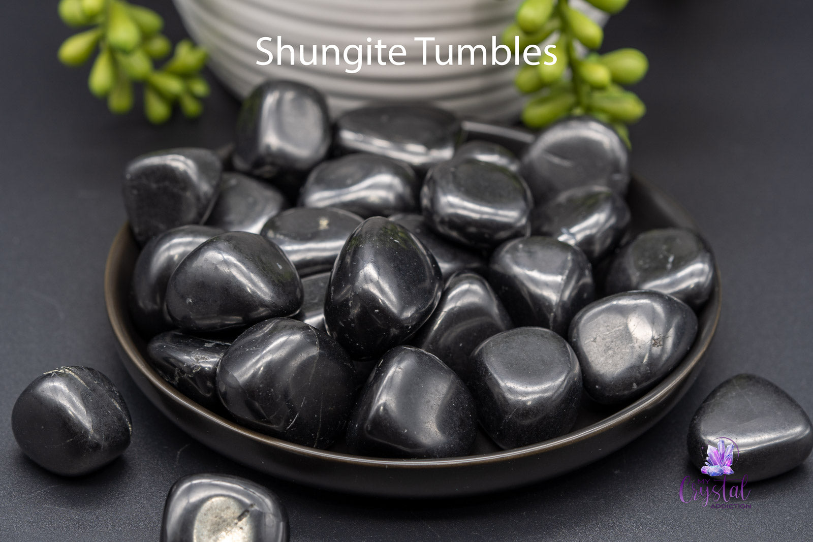 Shungite Tumbles - My Crystal Addiction