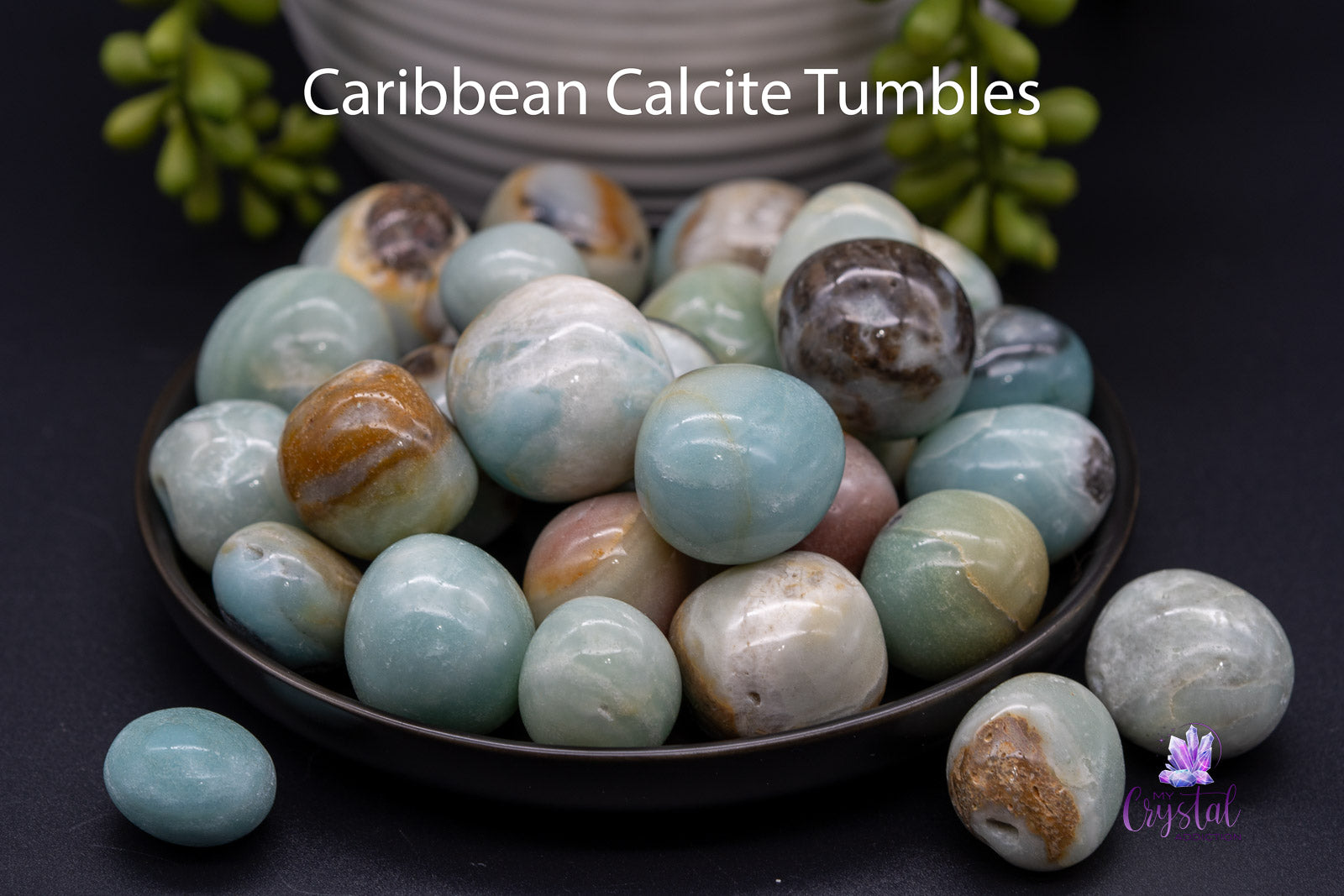 Caribbean Calcite Tumbles - My Crystal Addiction