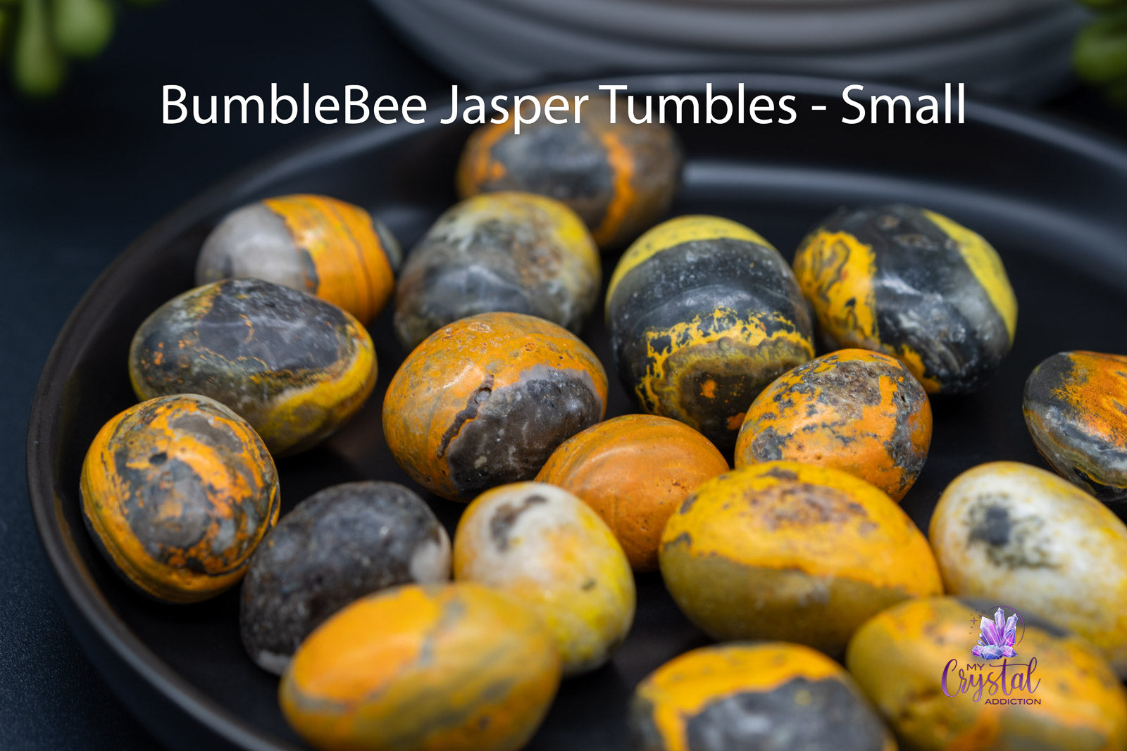 Bumblebee Jasper Tumbles - My Crystal Addiction