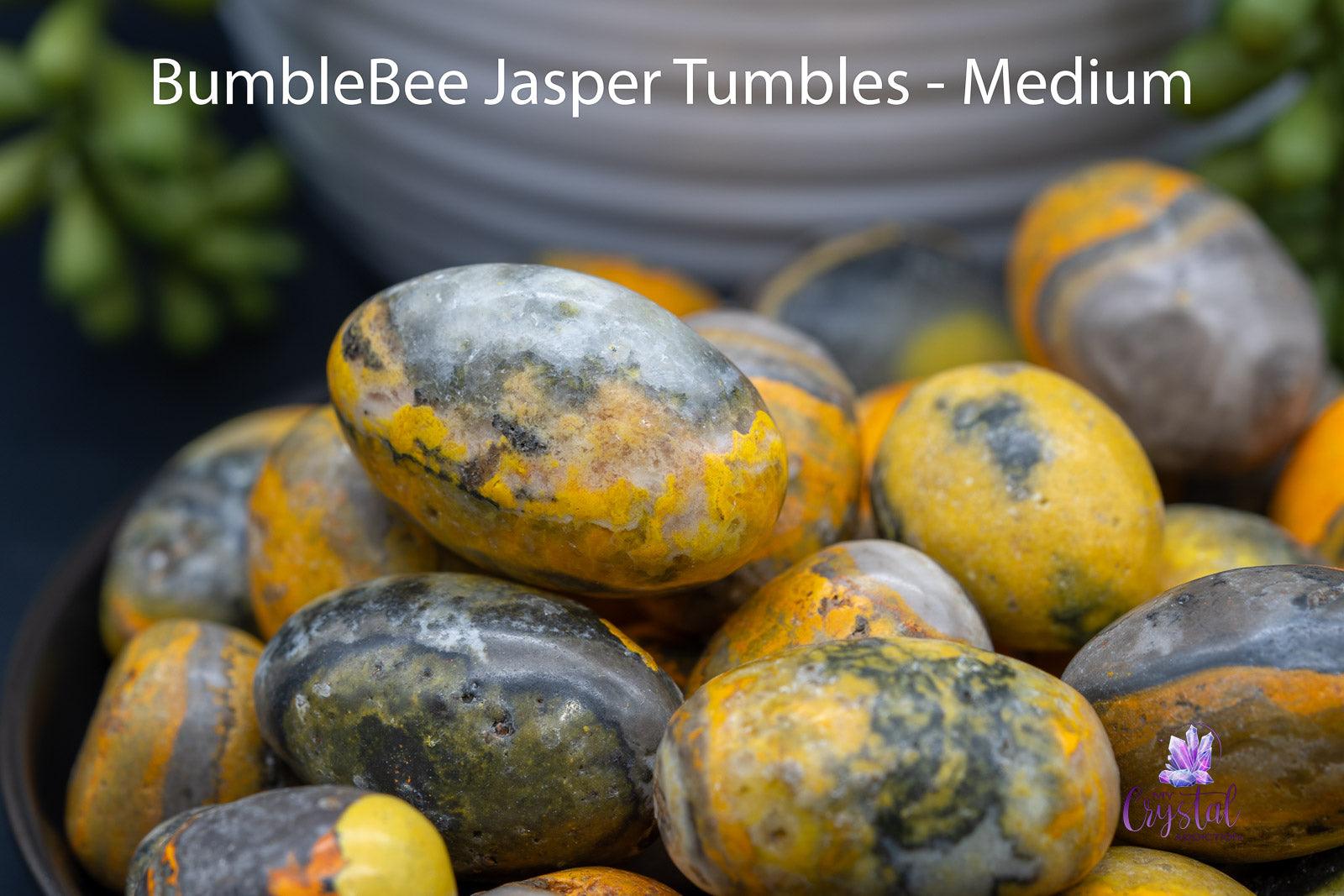 Bumblebee Jasper Tumbles - My Crystal Addiction