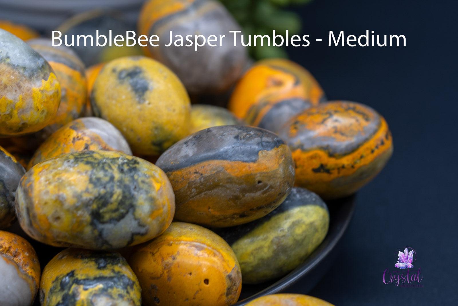 Bumblebee Jasper Tumbles - My Crystal Addiction