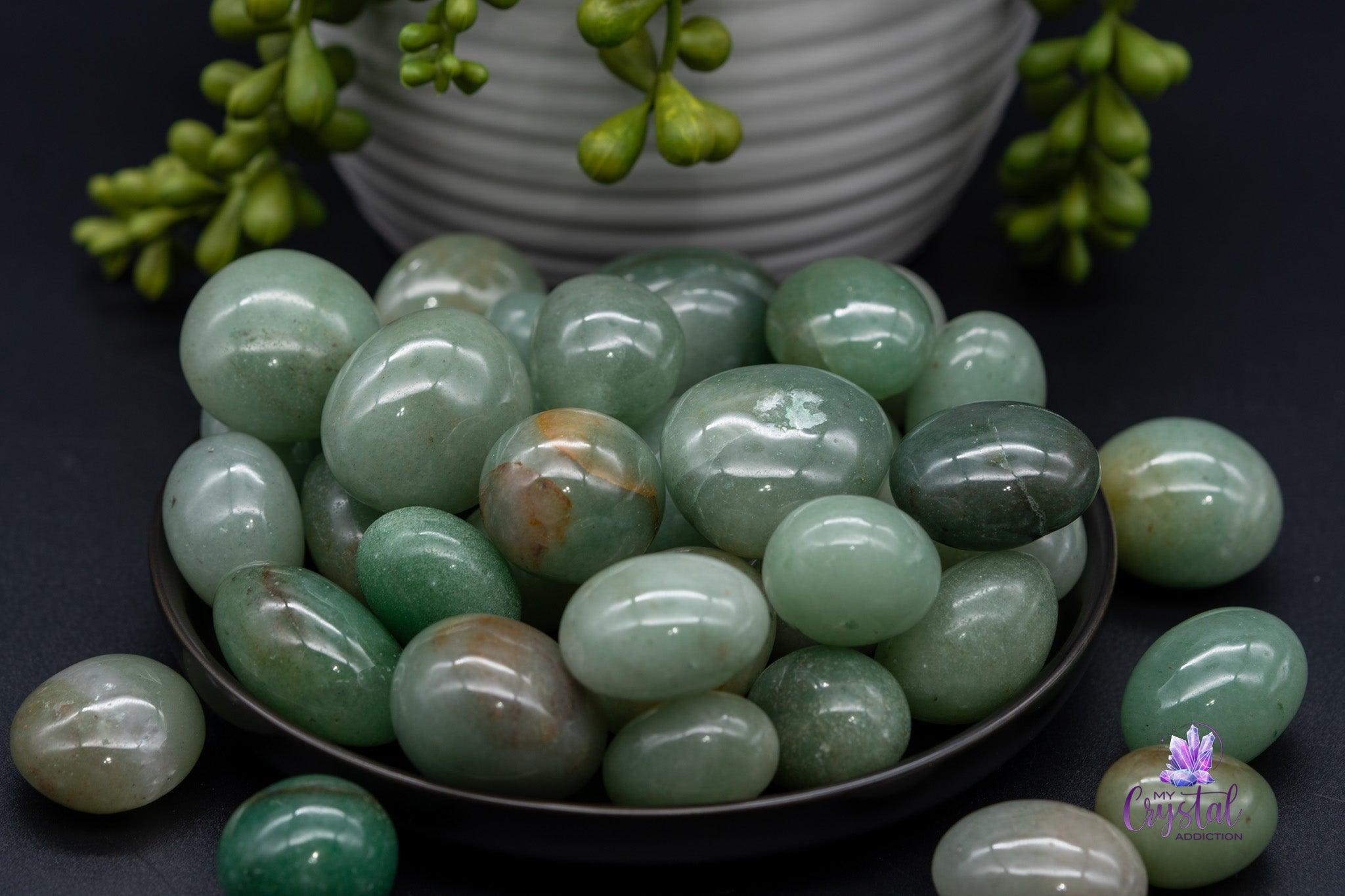 Green Aventurine Tumbles - My Crystal Addiction