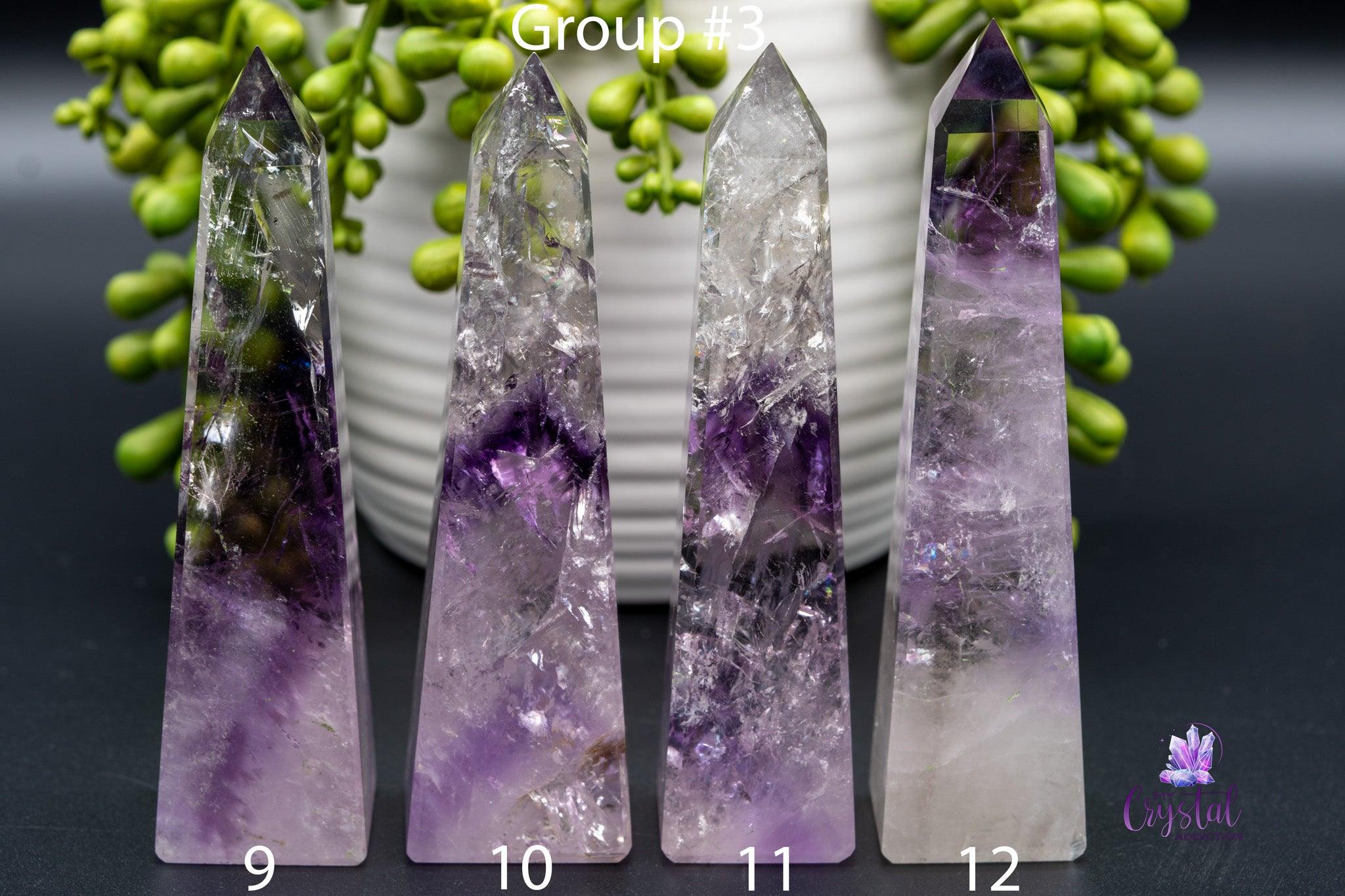 Phantom Amethyst Obelisk 2.5"-5.3"/65mm-136mm - My Crystal Addiction