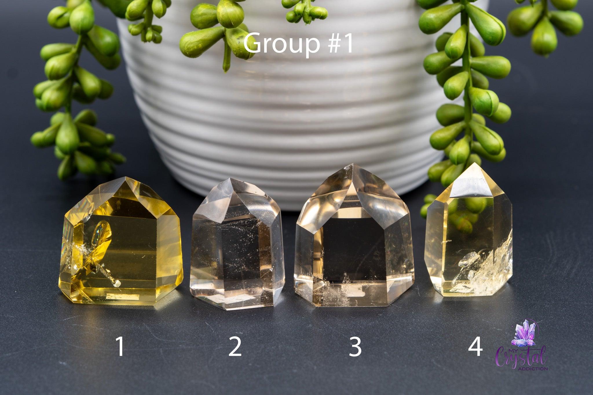 Citrine Towers - 1.5"-3.2"/39mm-82mm - High Quality Brazilian - My Crystal Addiction