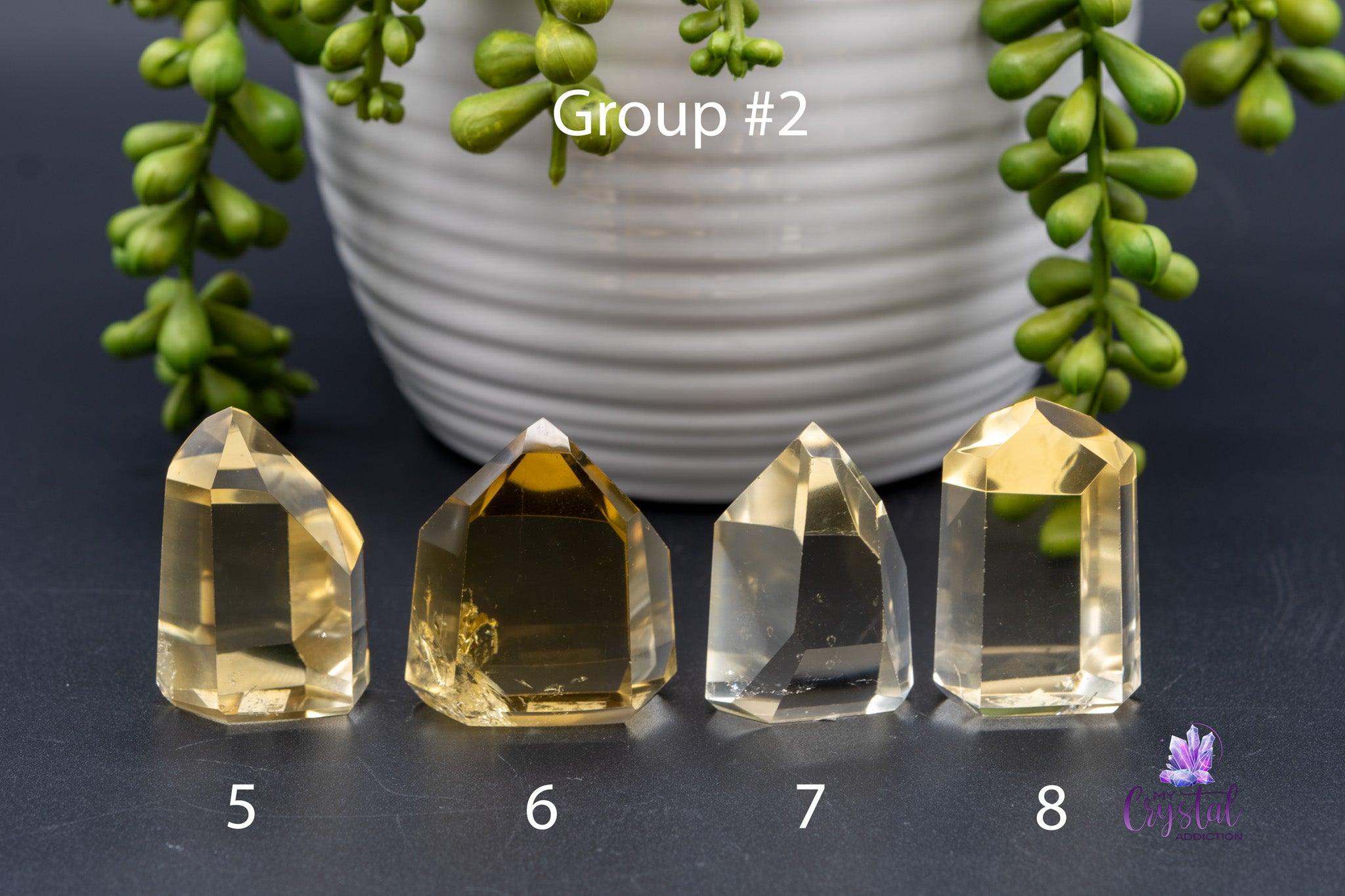 Citrine Towers - 1.5"-3.2"/39mm-82mm - High Quality Brazilian - My Crystal Addiction