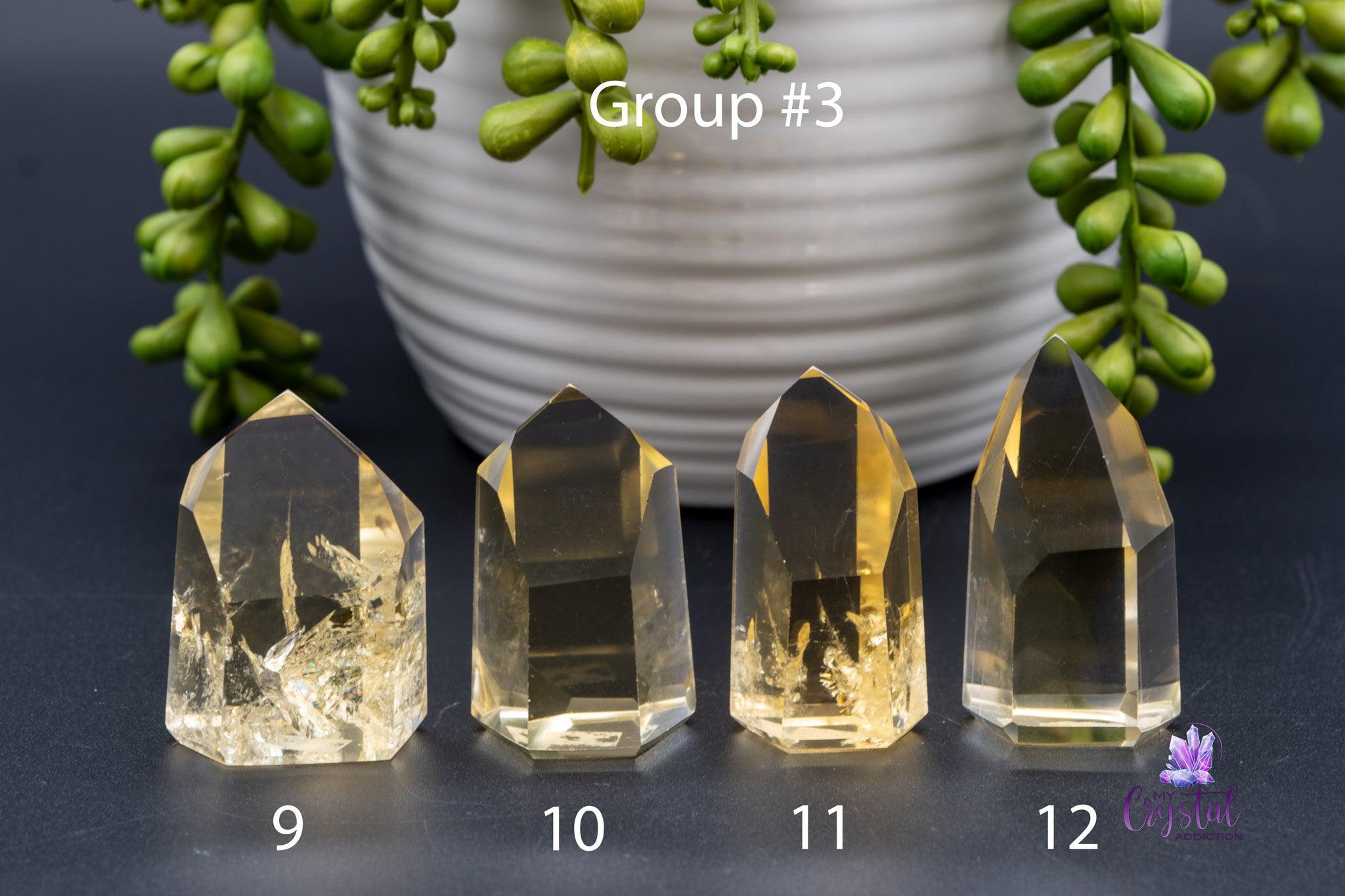 Citrine Towers - 1.5"-3.2"/39mm-82mm - High Quality Brazilian - My Crystal Addiction