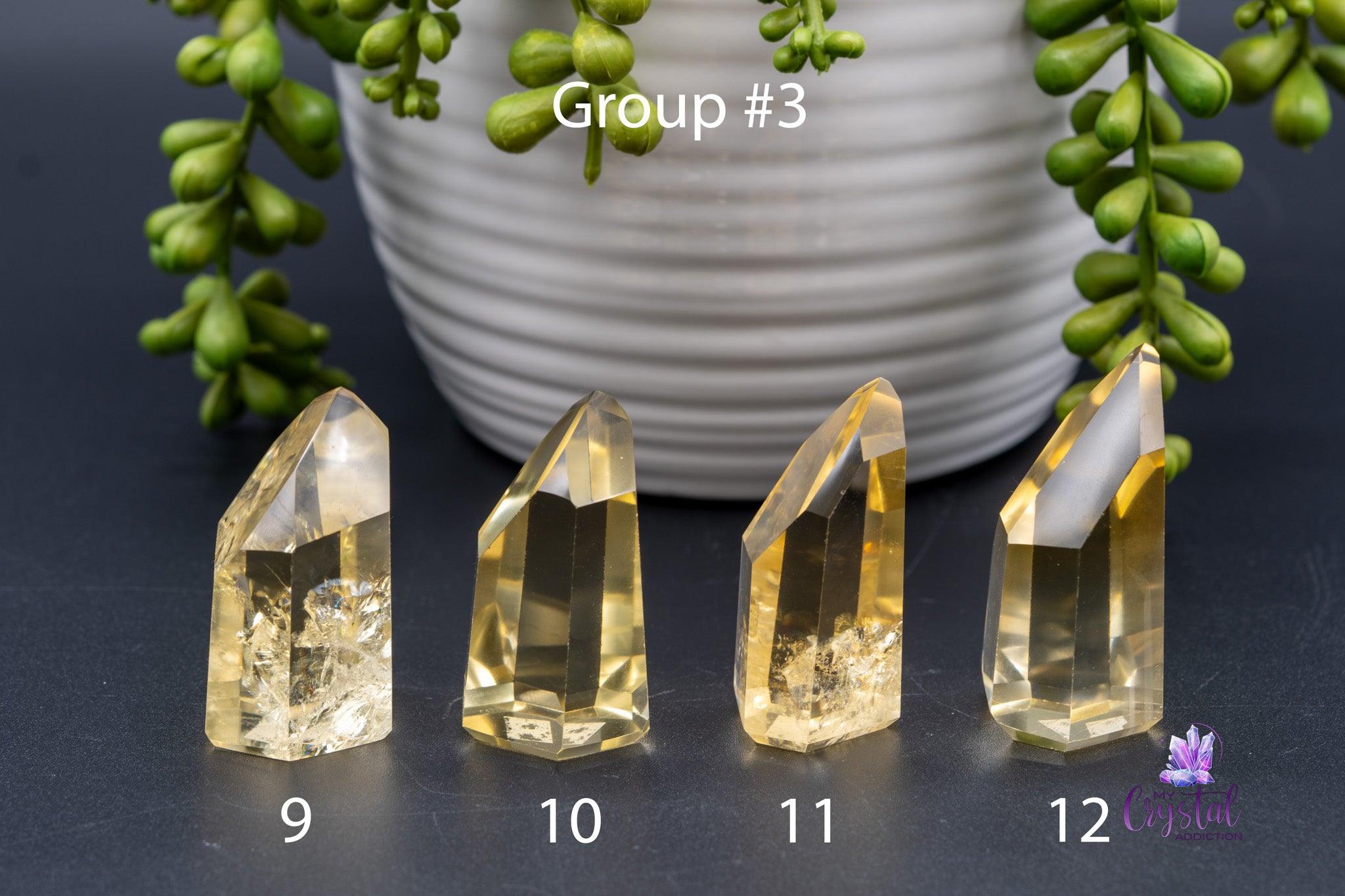 Citrine Towers - 1.5"-3.2"/39mm-82mm - High Quality Brazilian - My Crystal Addiction