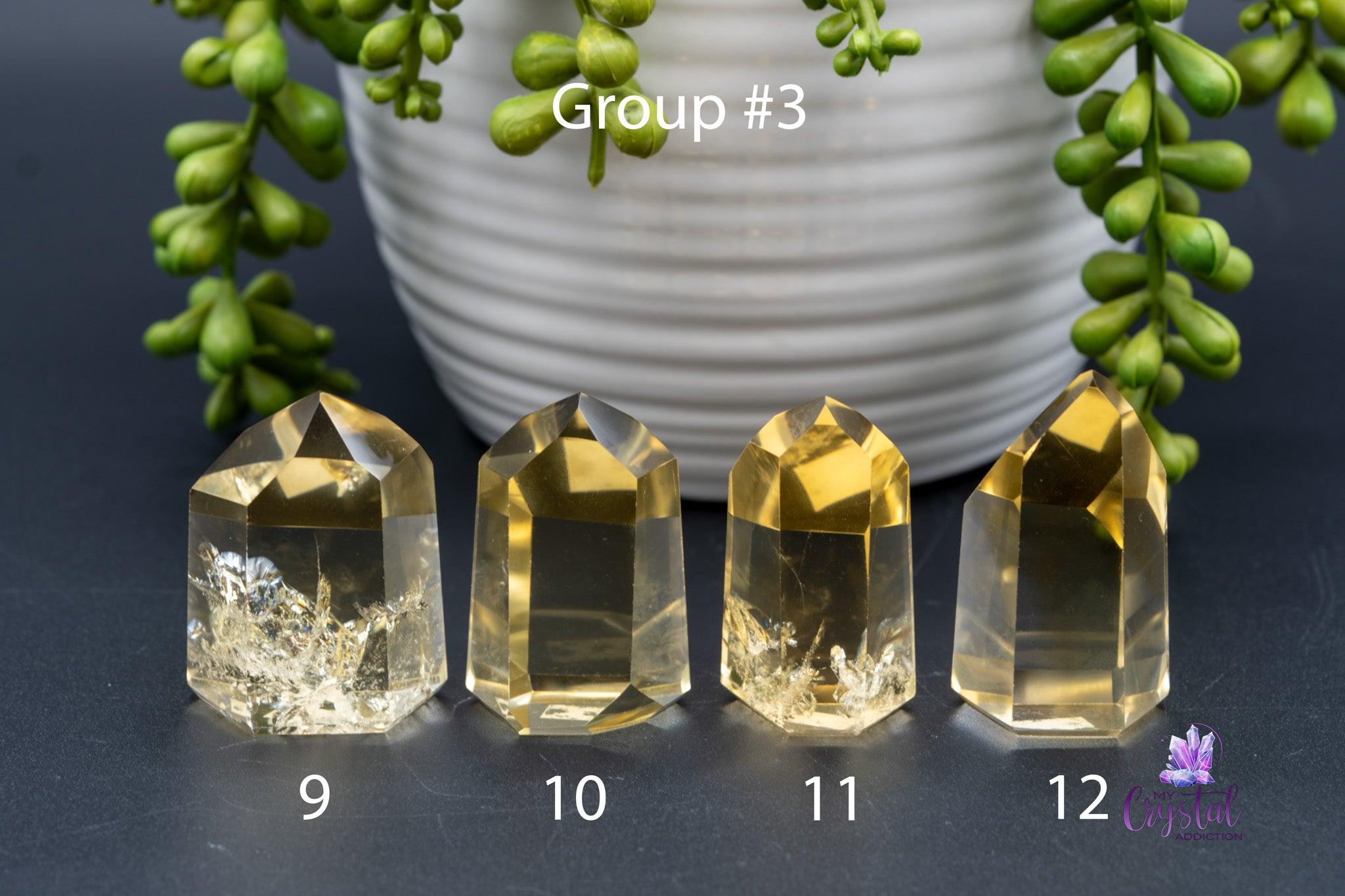 Citrine Towers - 1.5"-3.2"/39mm-82mm - High Quality Brazilian - My Crystal Addiction