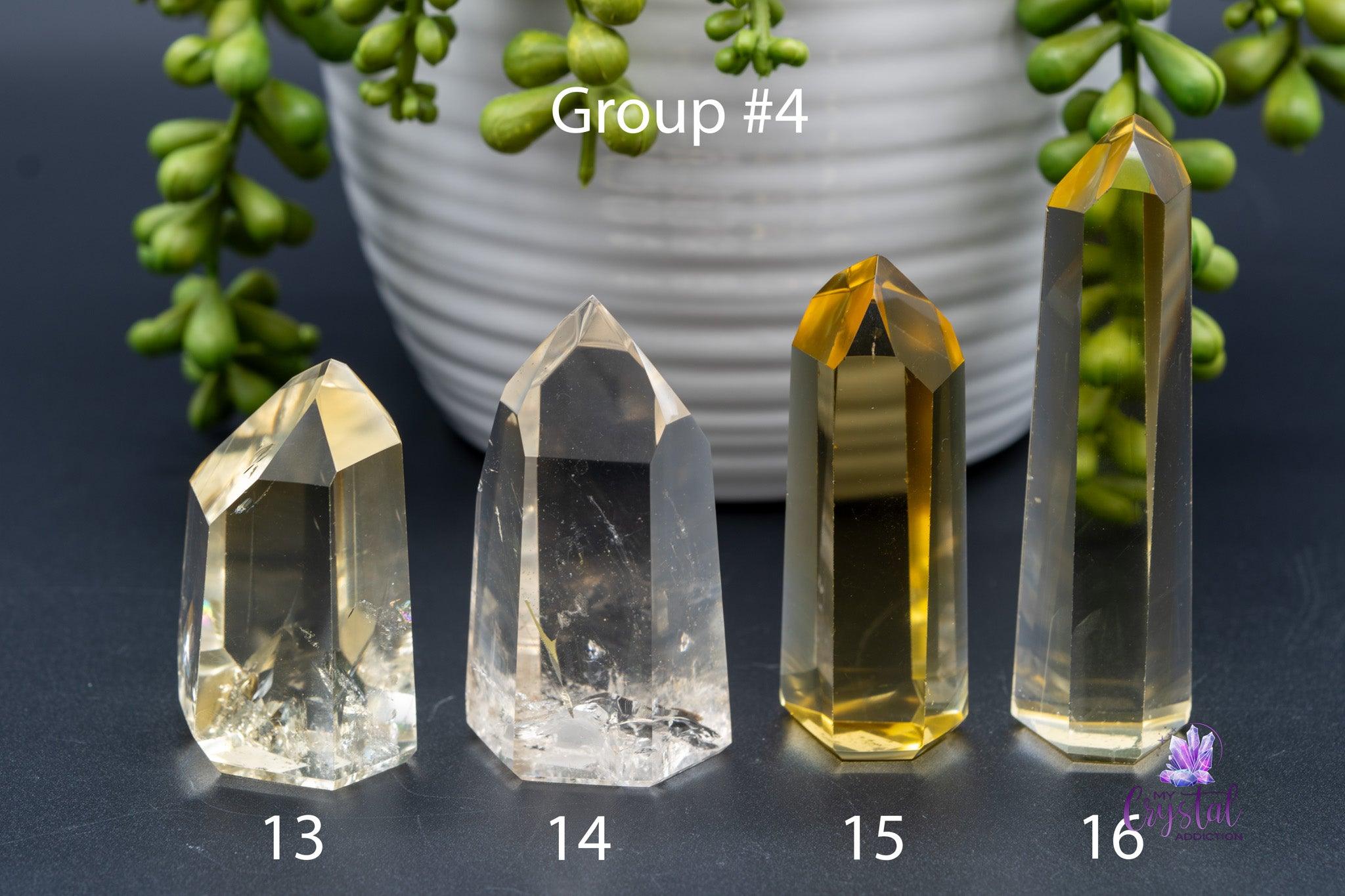 Citrine Towers - 1.5"-3.2"/39mm-82mm - High Quality Brazilian - My Crystal Addiction