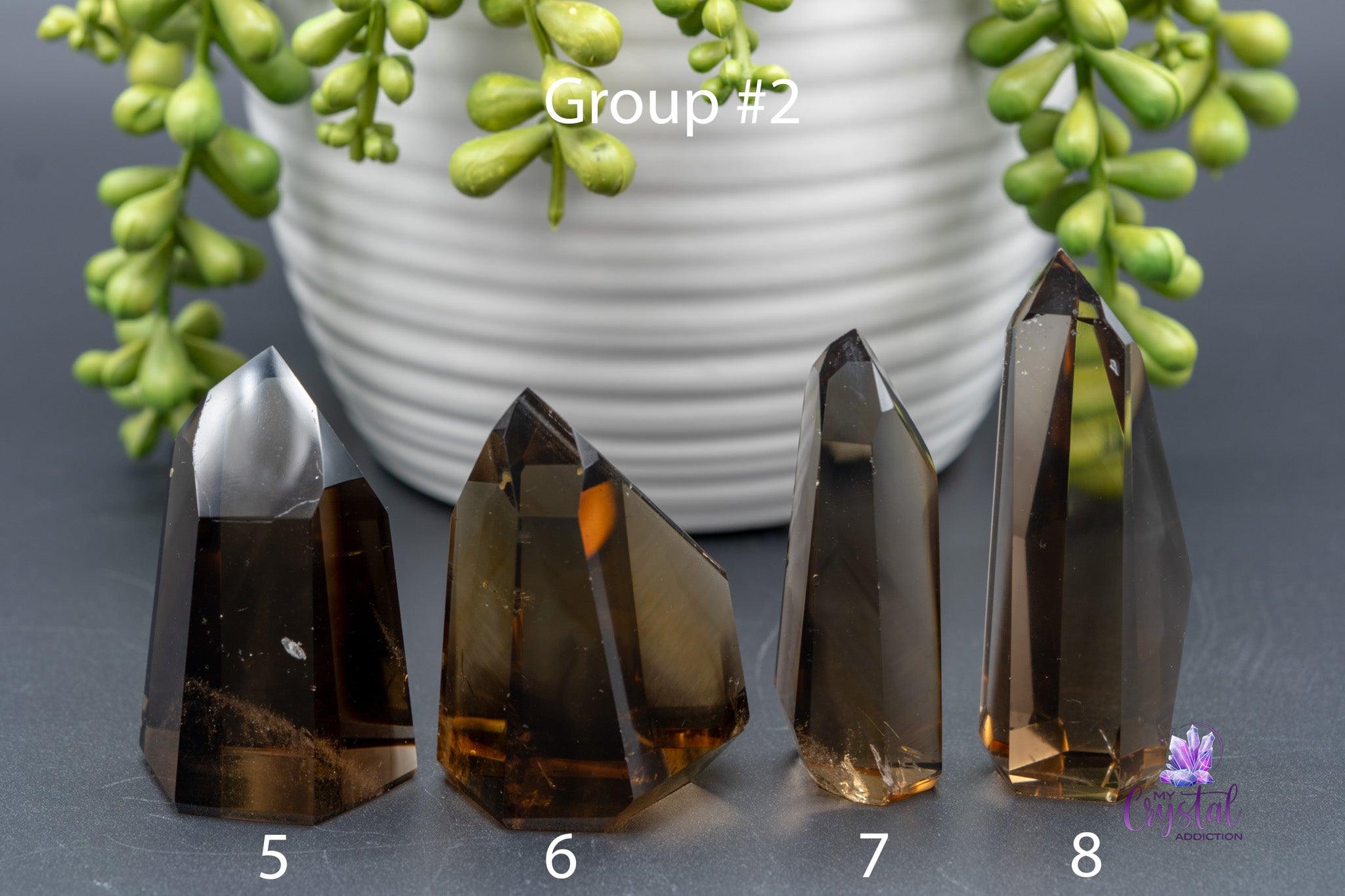 Smoky Citrine Towers - 1.3"-3.9"/34mm-100mm - High Quality Brazilian - My Crystal Addiction