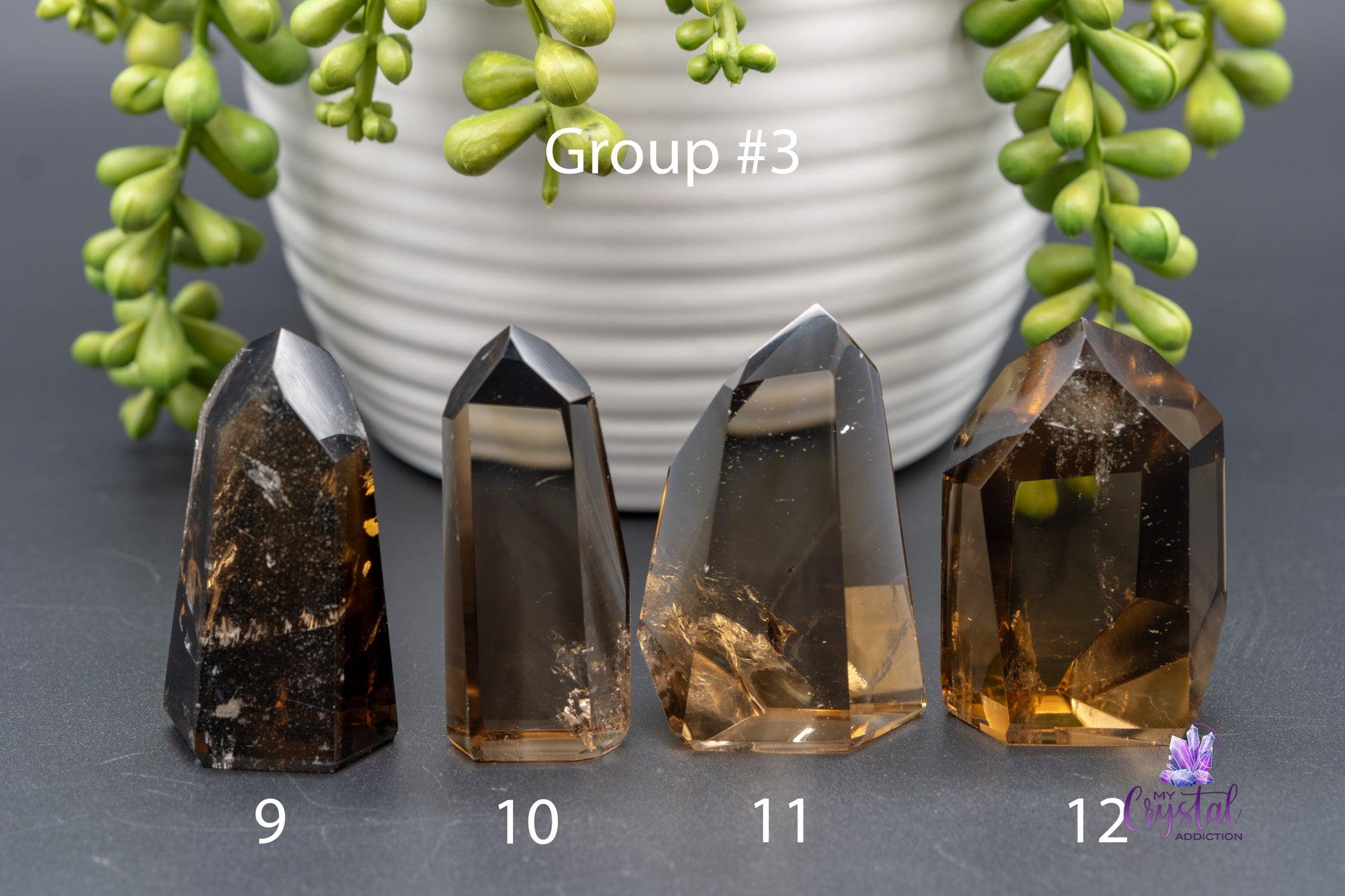 Smoky Citrine Towers - 1.3"-3.9"/34mm-100mm - High Quality Brazilian - My Crystal Addiction