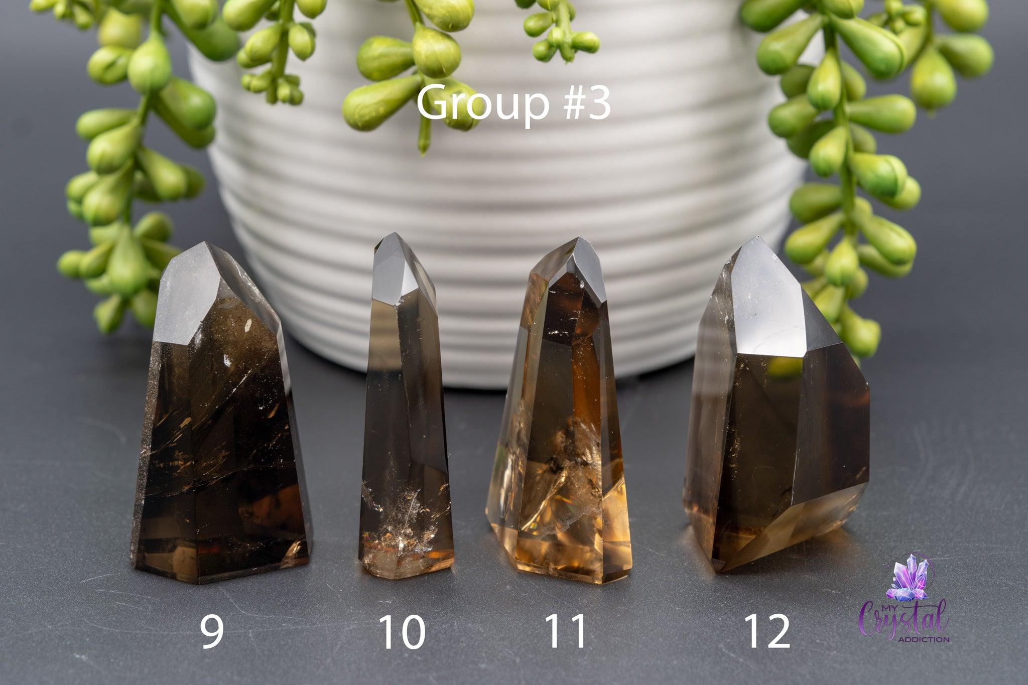 Smoky Citrine Towers - 1.3"-3.9"/34mm-100mm - High Quality Brazilian - My Crystal Addiction